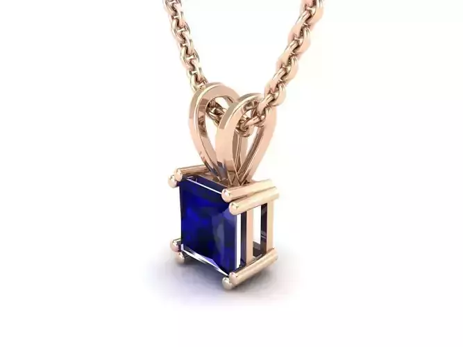 AV 415 Princess Diamond pendant for woman