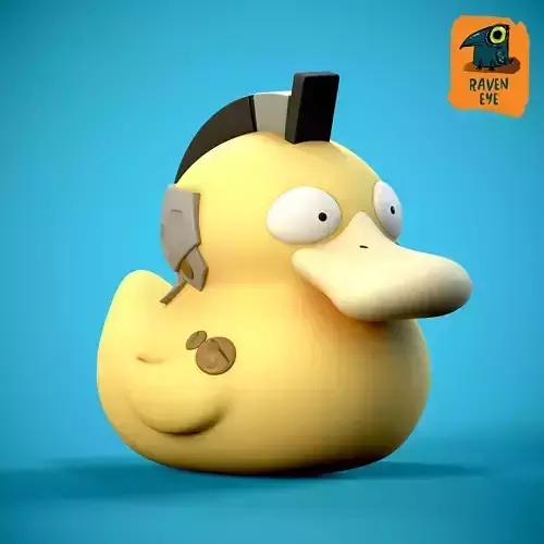 Rubber Luden Psyduck 