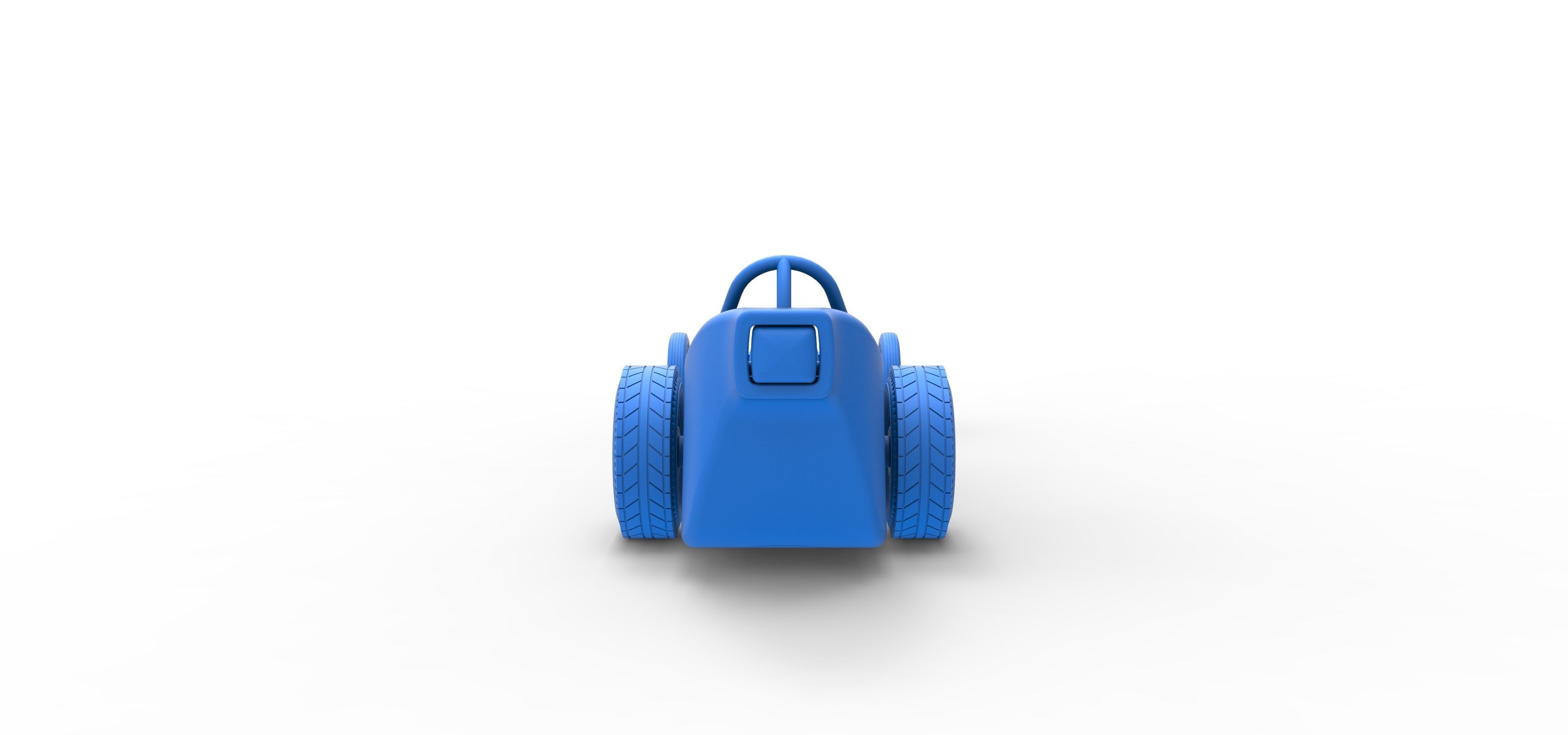 Front engine old school dragster with shell V5 Scale 1 to 25 3D print model_28