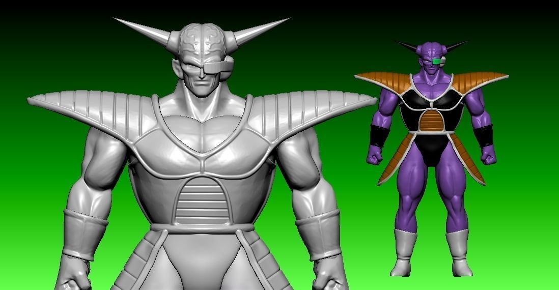 GINYU - CAPTAIN GINYU - DRAGONBALL - 3D PRINT 3D print model_3