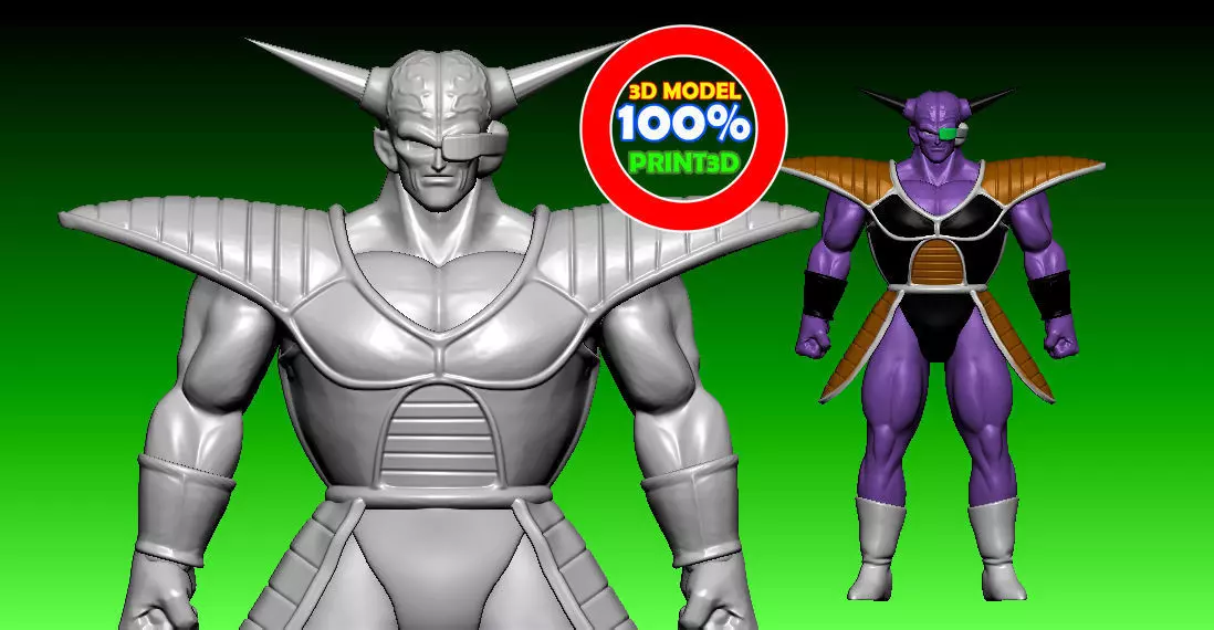 GINYU - CAPTAIN GINYU - DRAGONBALL - 3D PRINT 3D print model_0