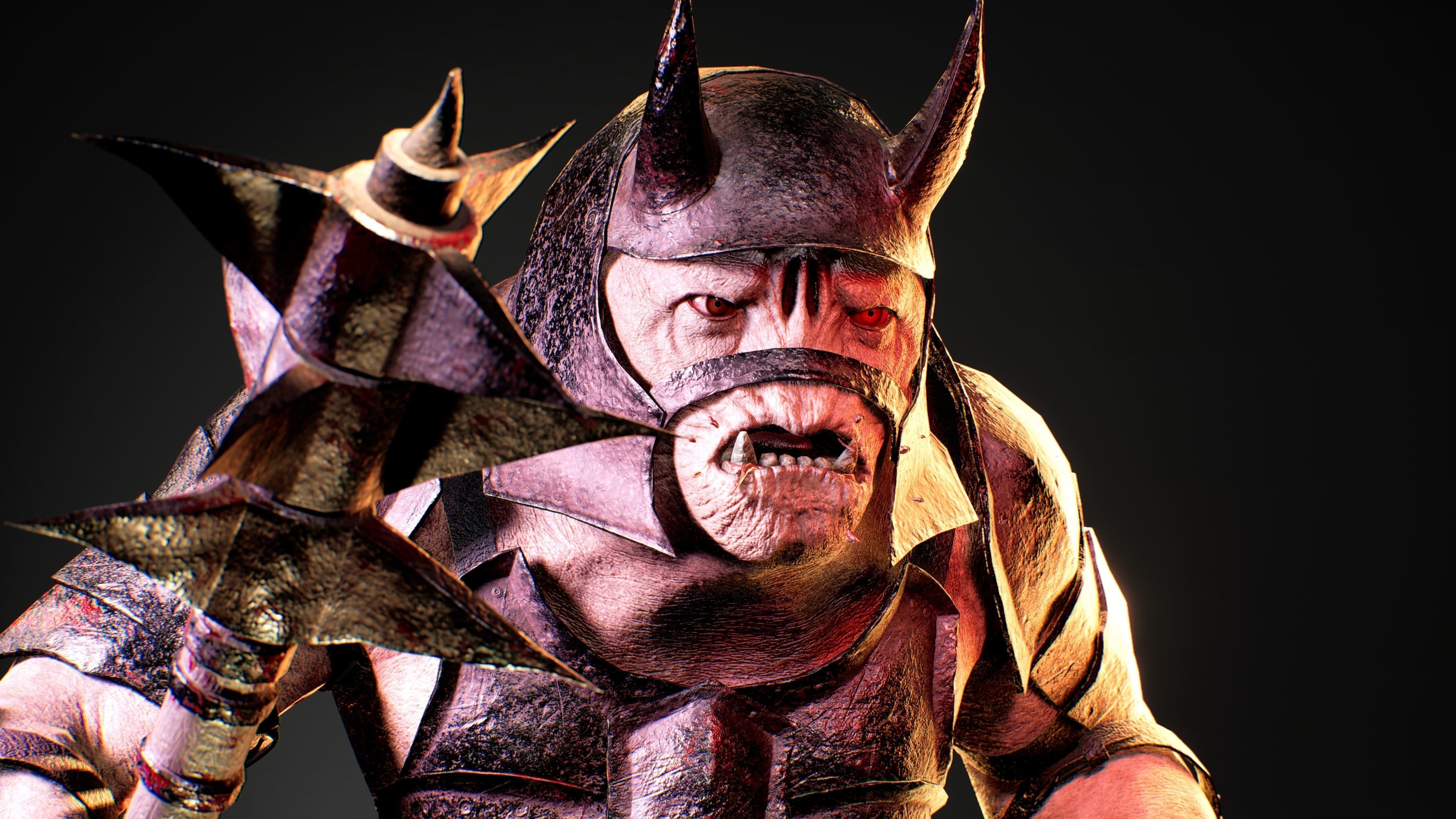 Attack Troll Game Character UE5 Low-poly 3D model_2