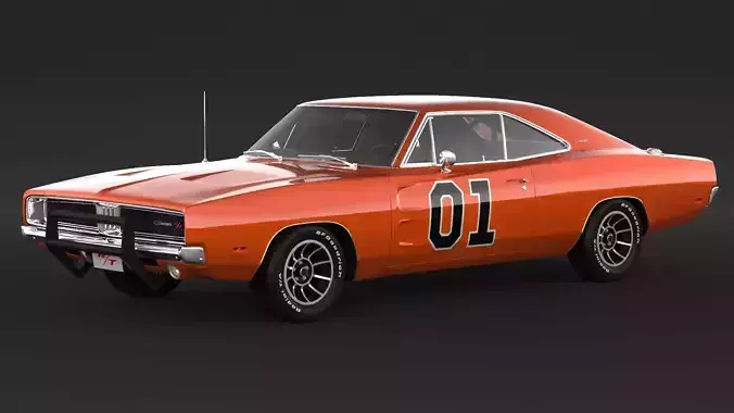 1969 Dodge Charger General Lee 3D model