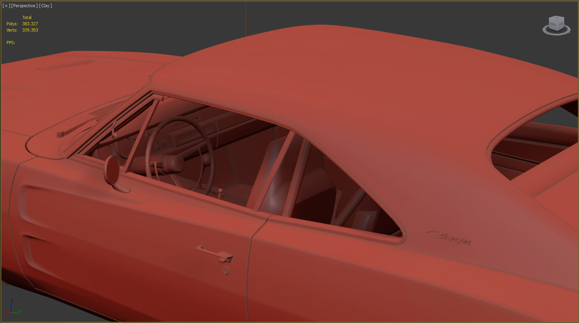 1969 Dodge Charger General Lee 3D model_10
