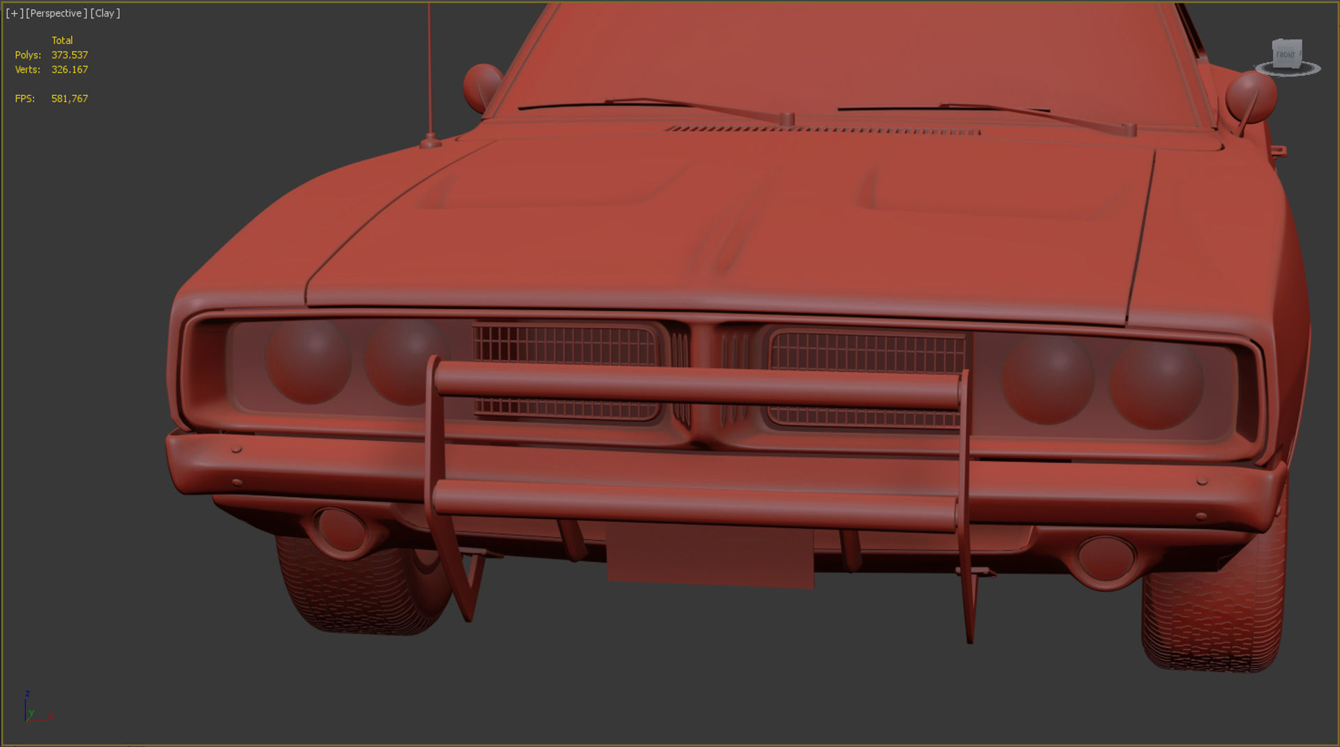 1969 Dodge Charger General Lee 3D model_13