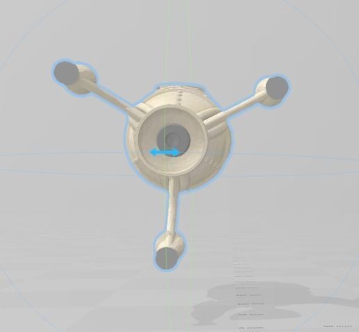 Bitcoin Rocket To The Moon 3D print model_7