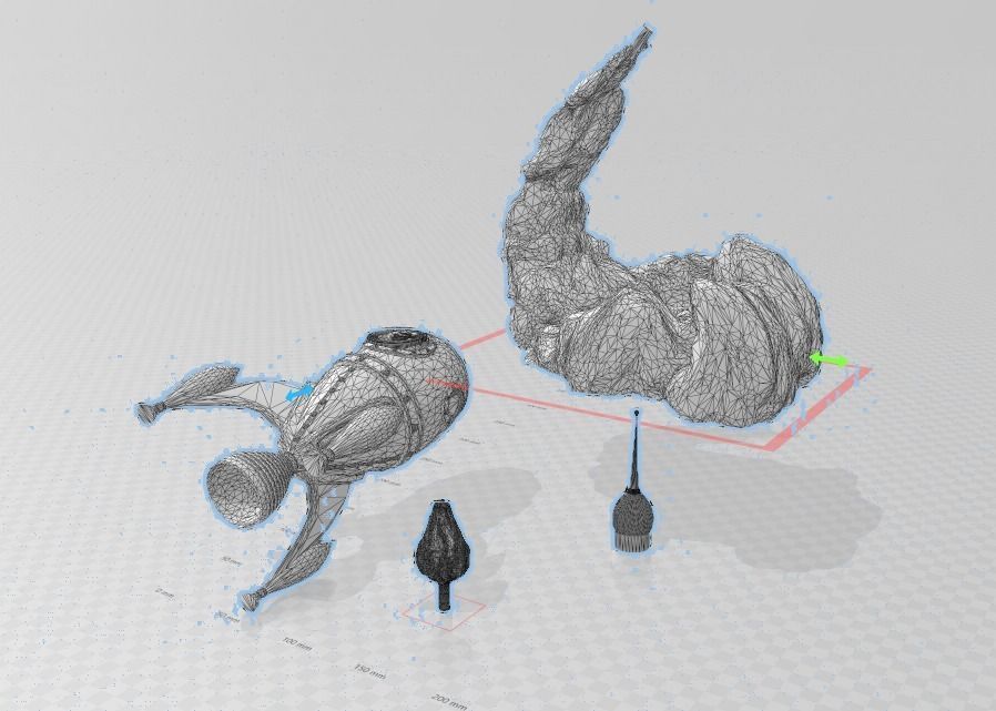 Bitcoin Rocket To The Moon 3D print model_2