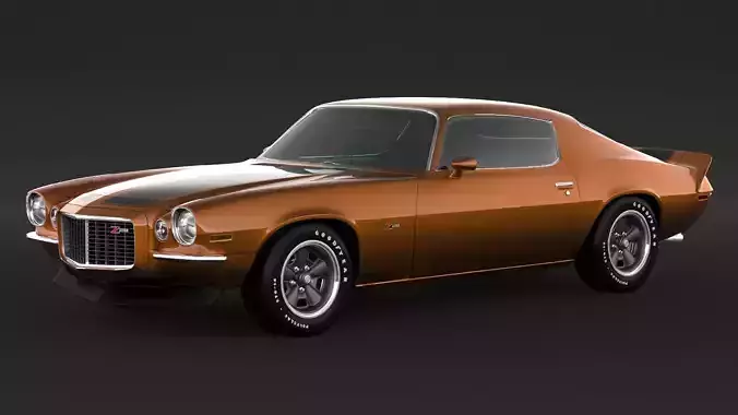1973 Chevrolet Camaro Z28 3D model
