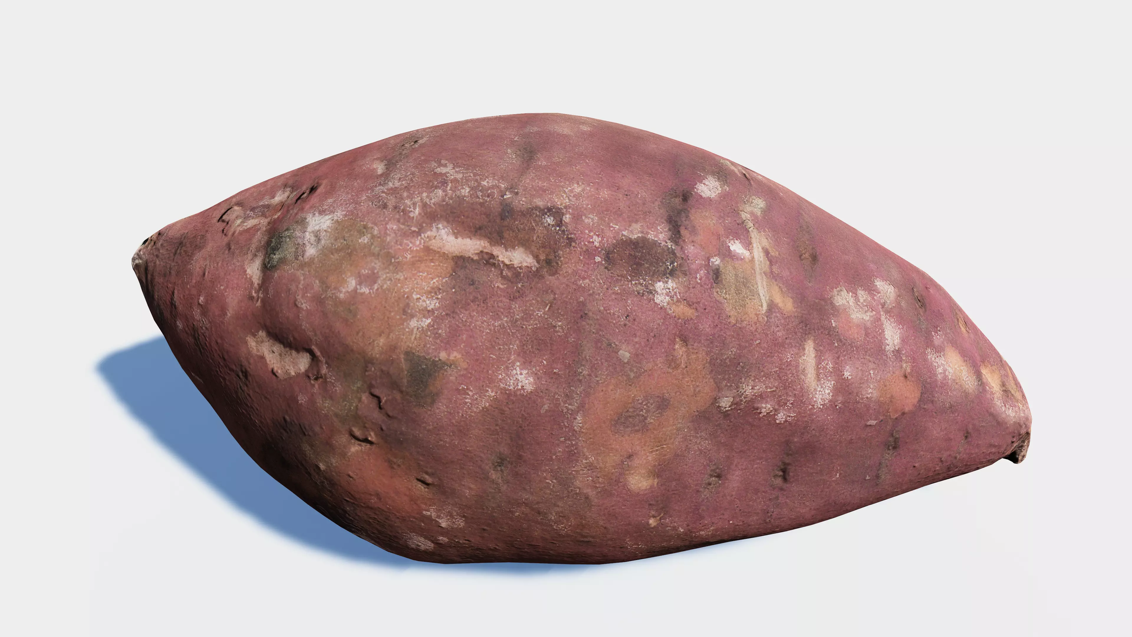 Sweet Potato photogrammetry scan Low-poly 3D model_0