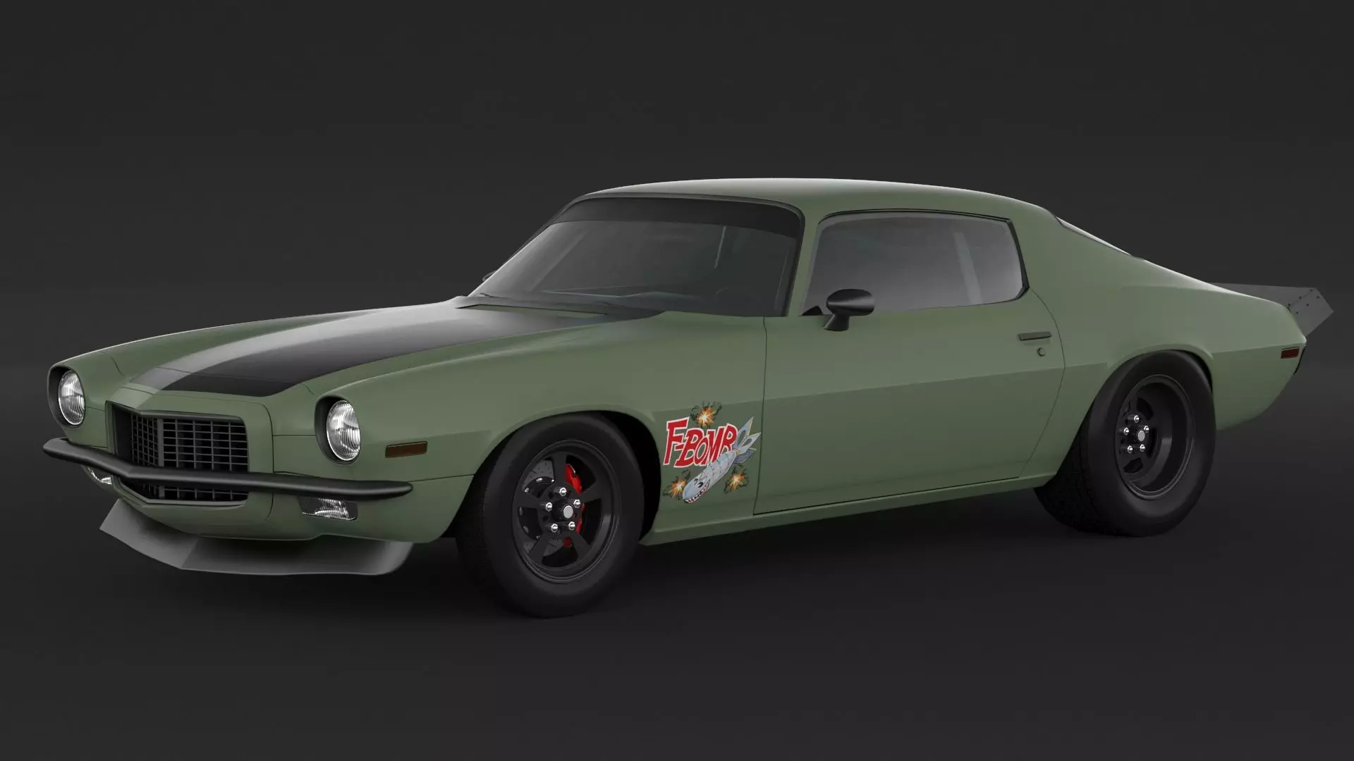 1972 Camaro Rs 3D model_0
