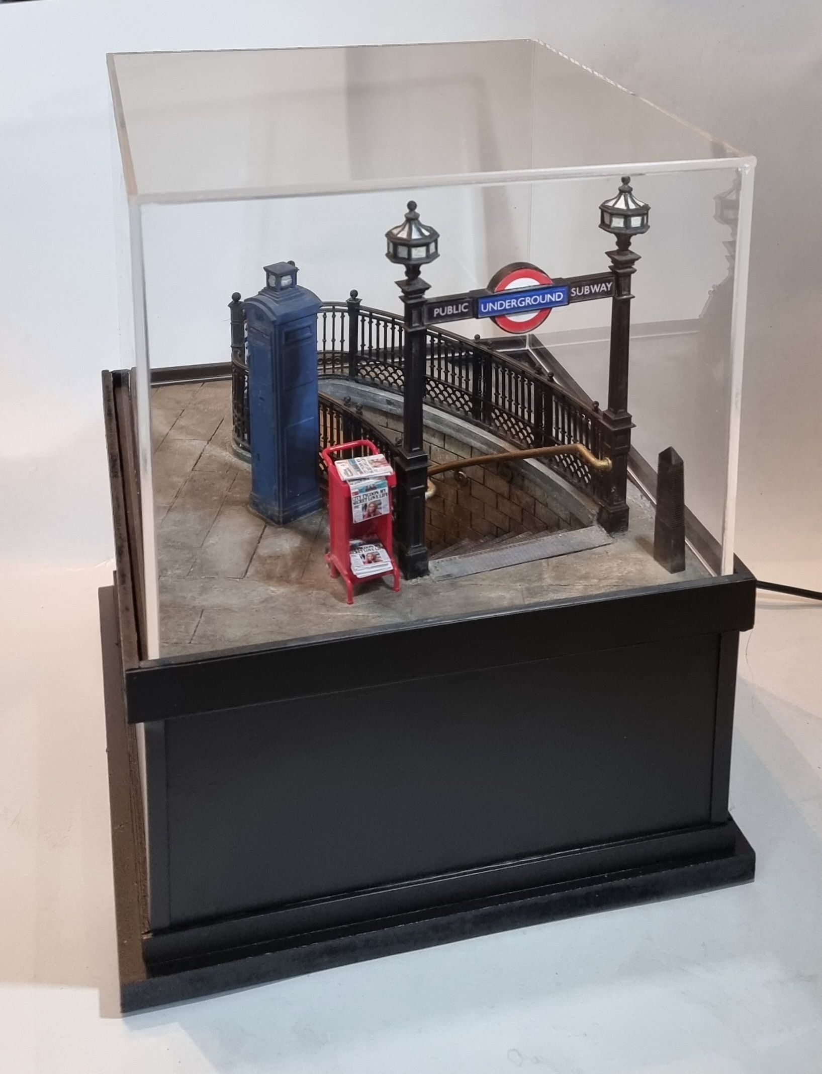 Picadilly circus station miniature 3D print model_3