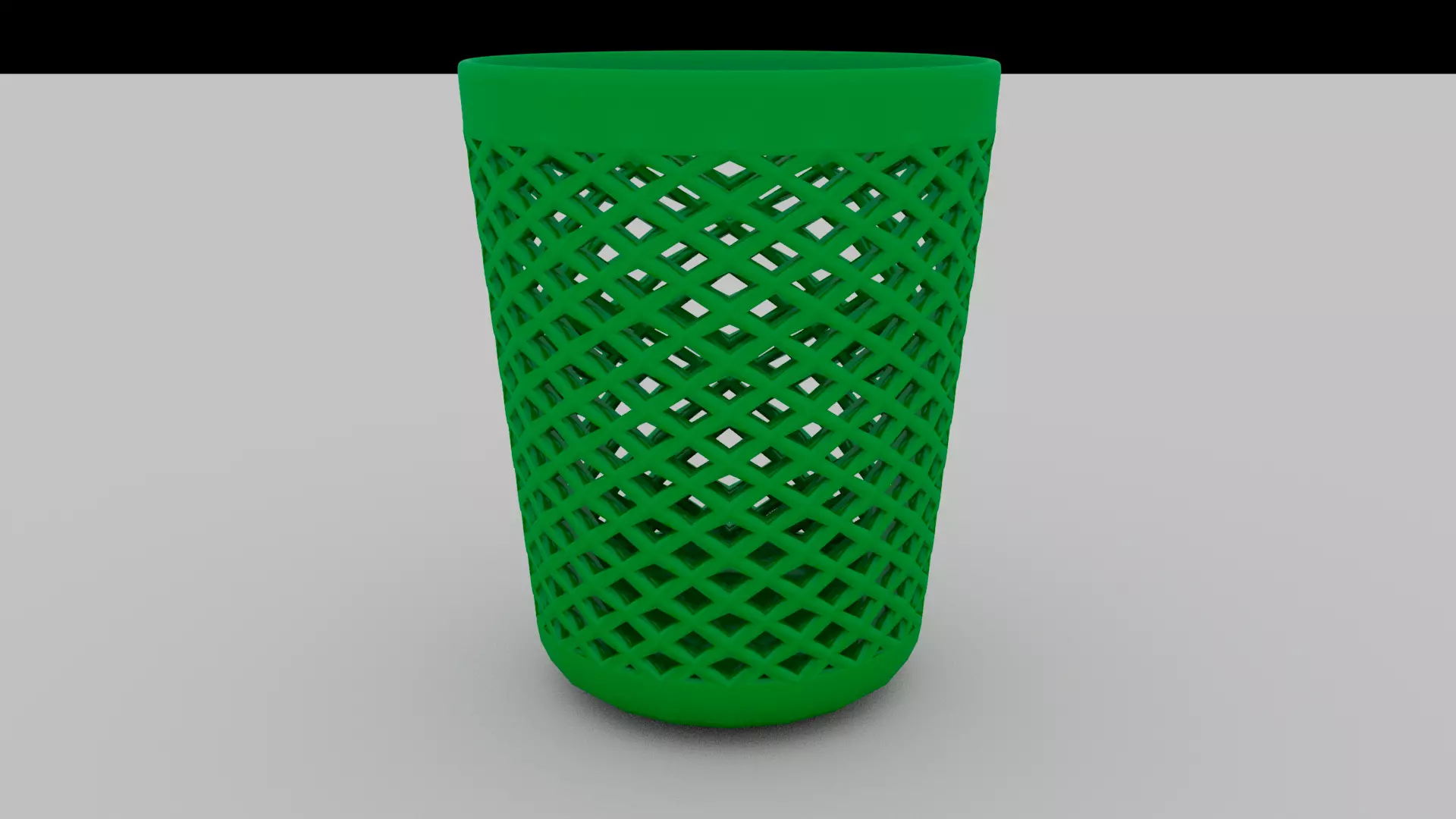 Dust bin  Free low-poly 3D model_0