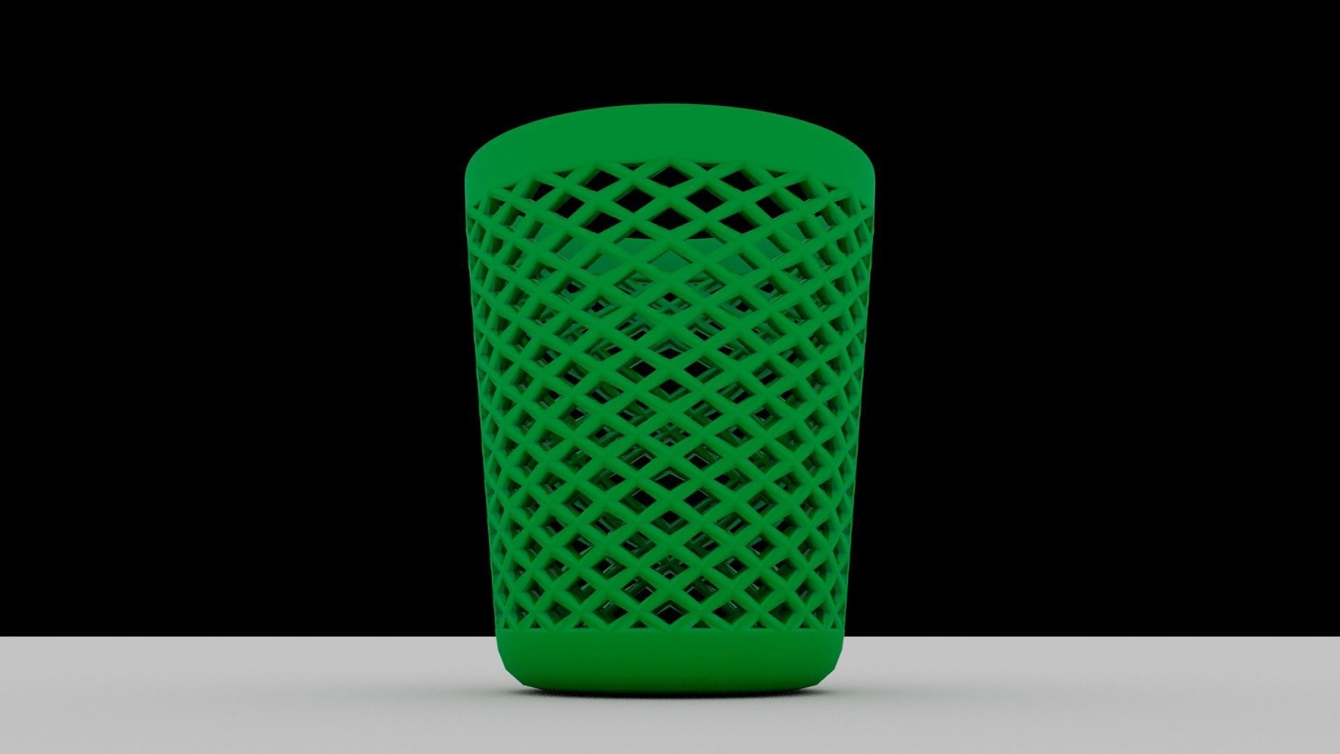 Dust bin  Free low-poly 3D model_4