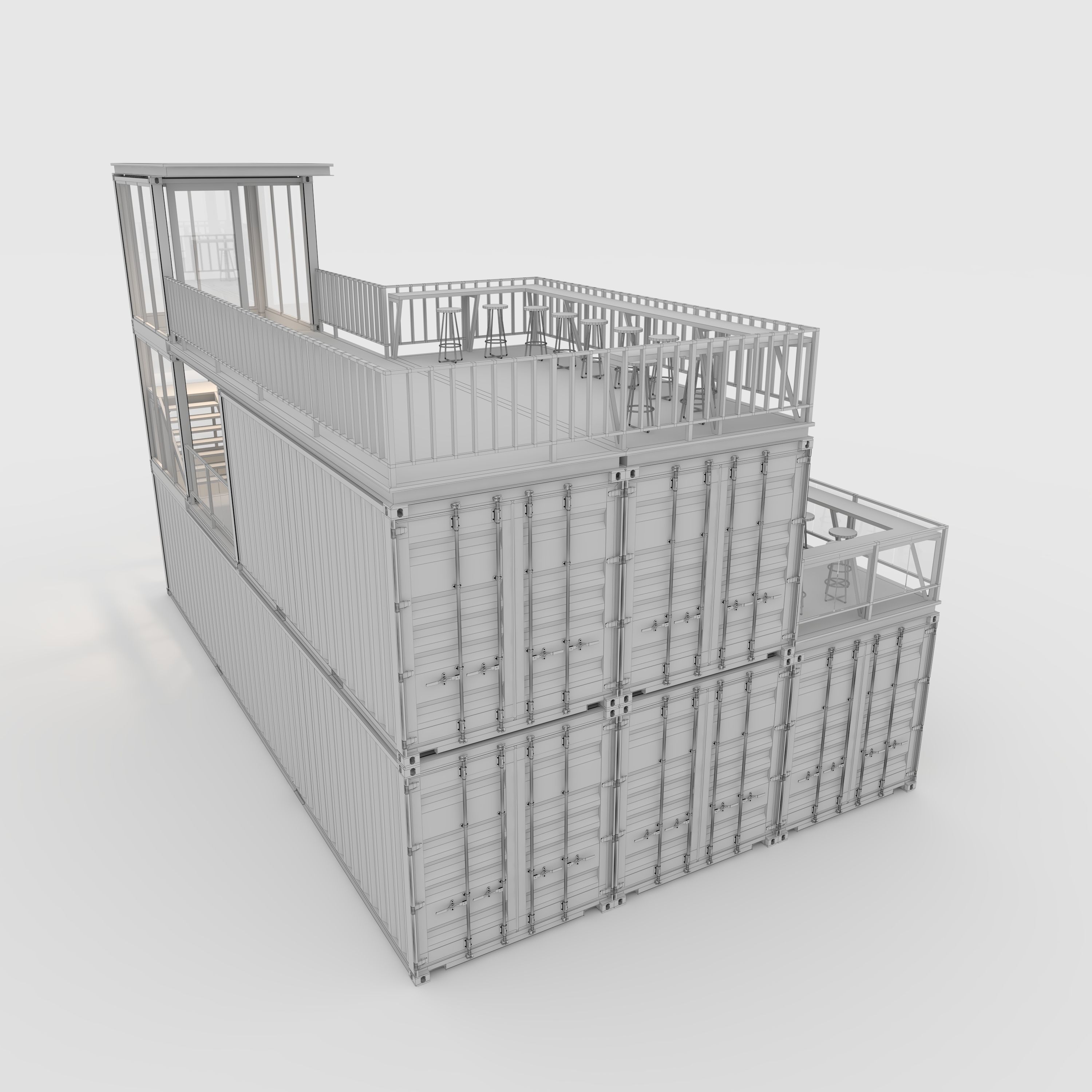 Container Cafe 5 3D model_19