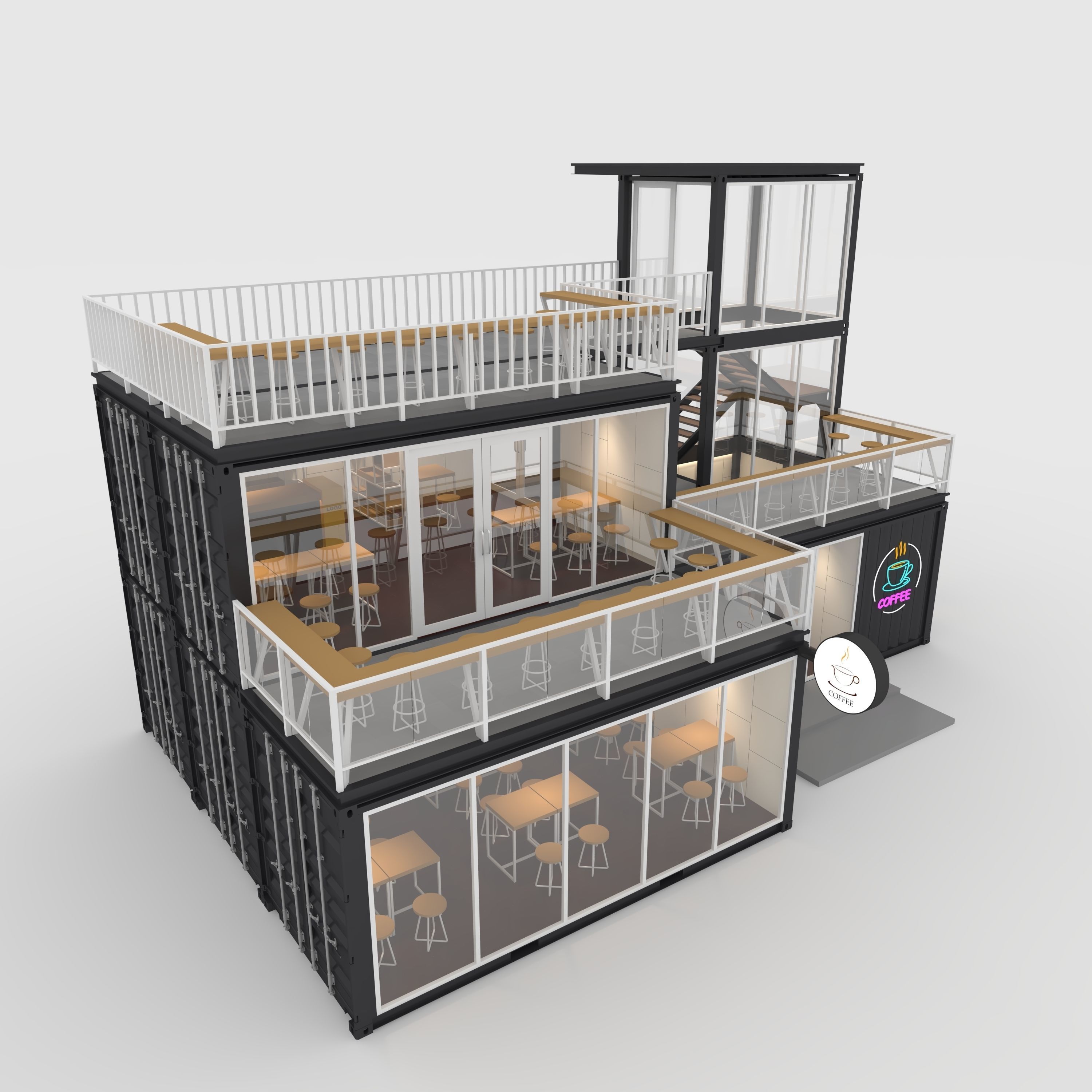 Container Cafe 5 3D model_10