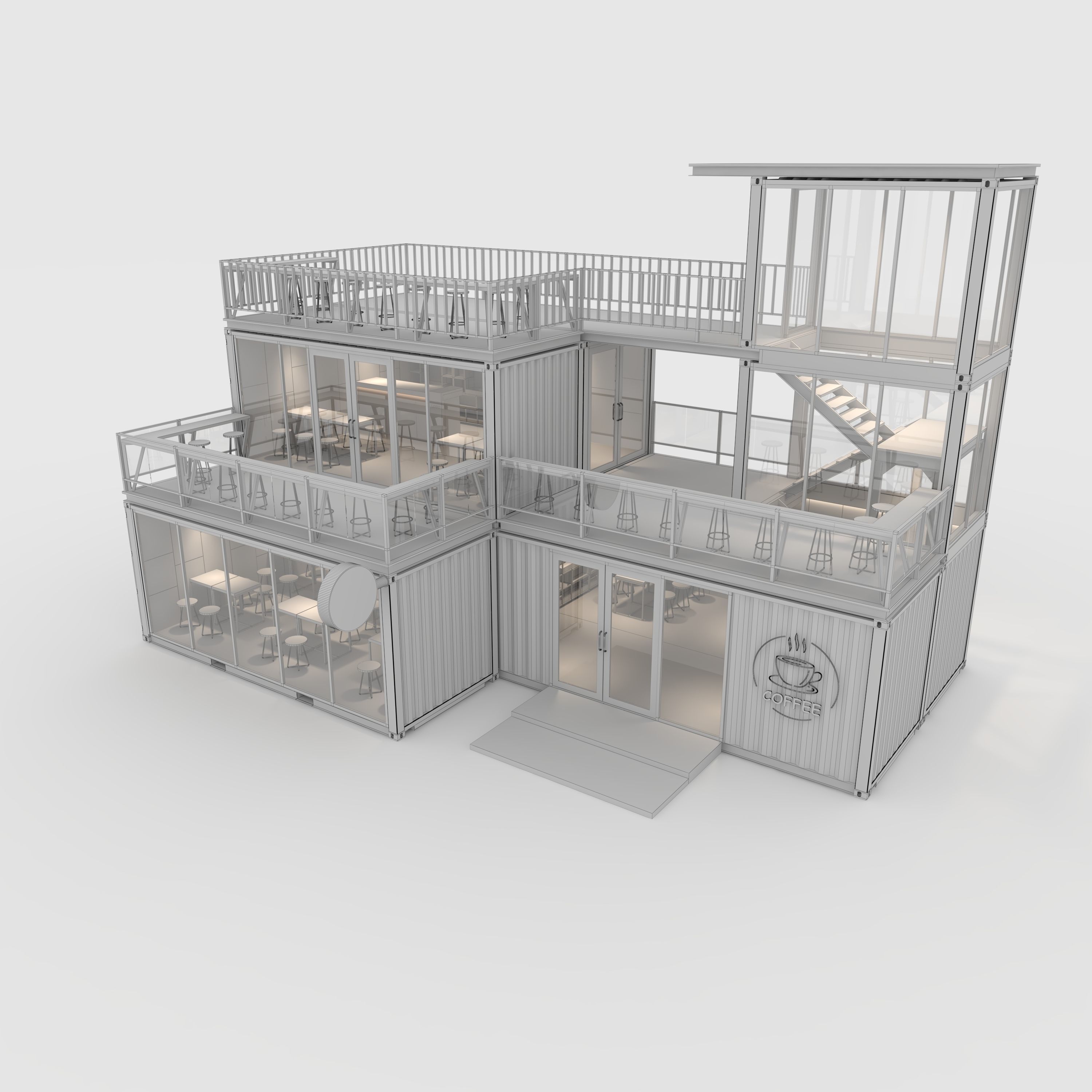 Container Cafe 5 3D model_15