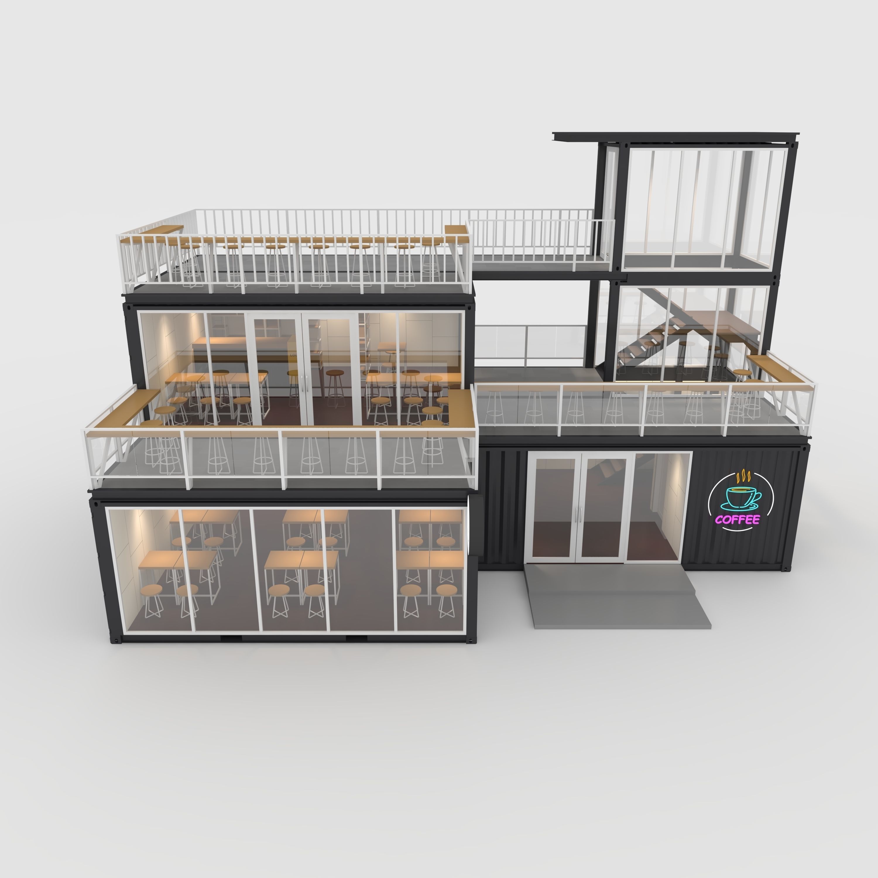 Container Cafe 5 3D model_12