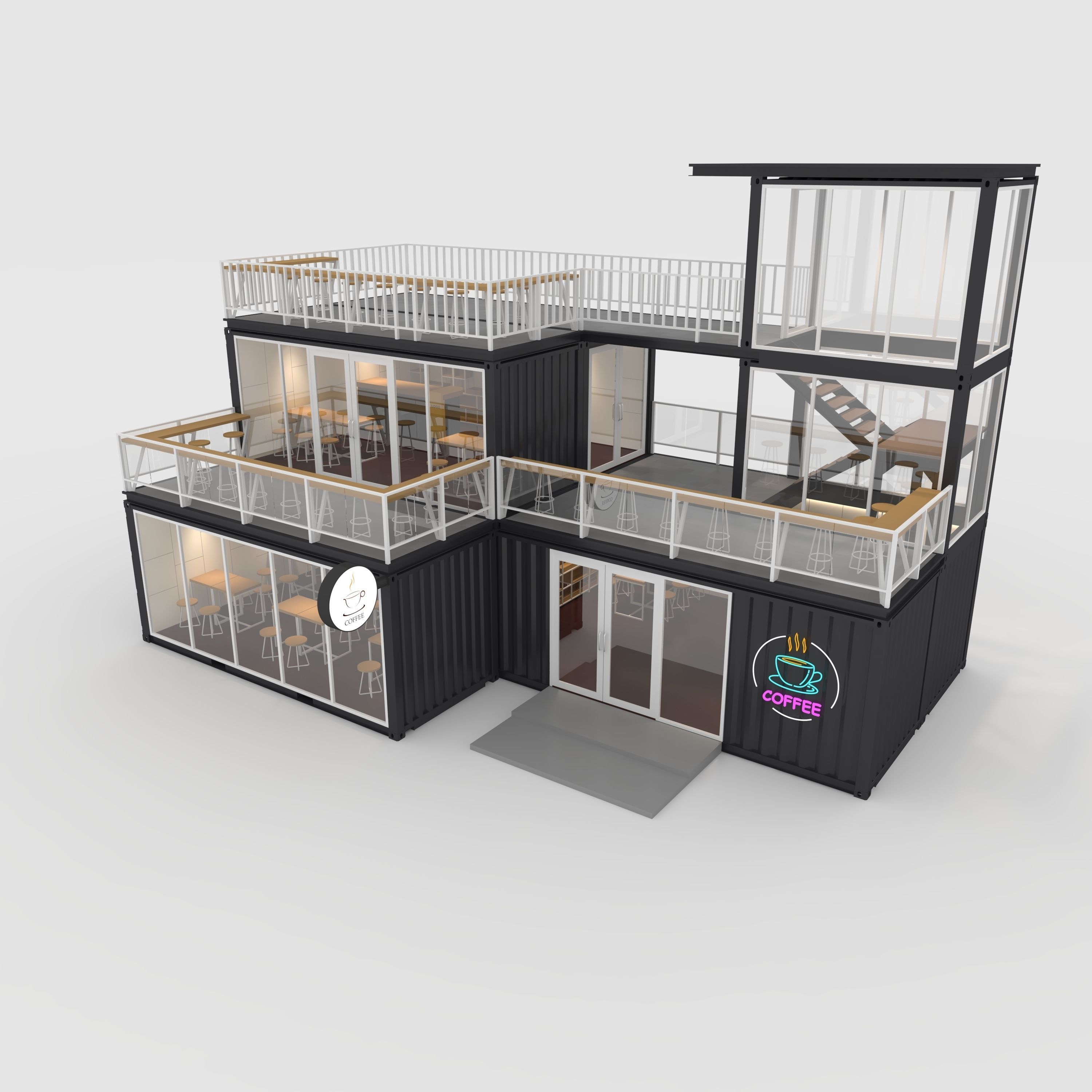 Container Cafe 5 3D model_14