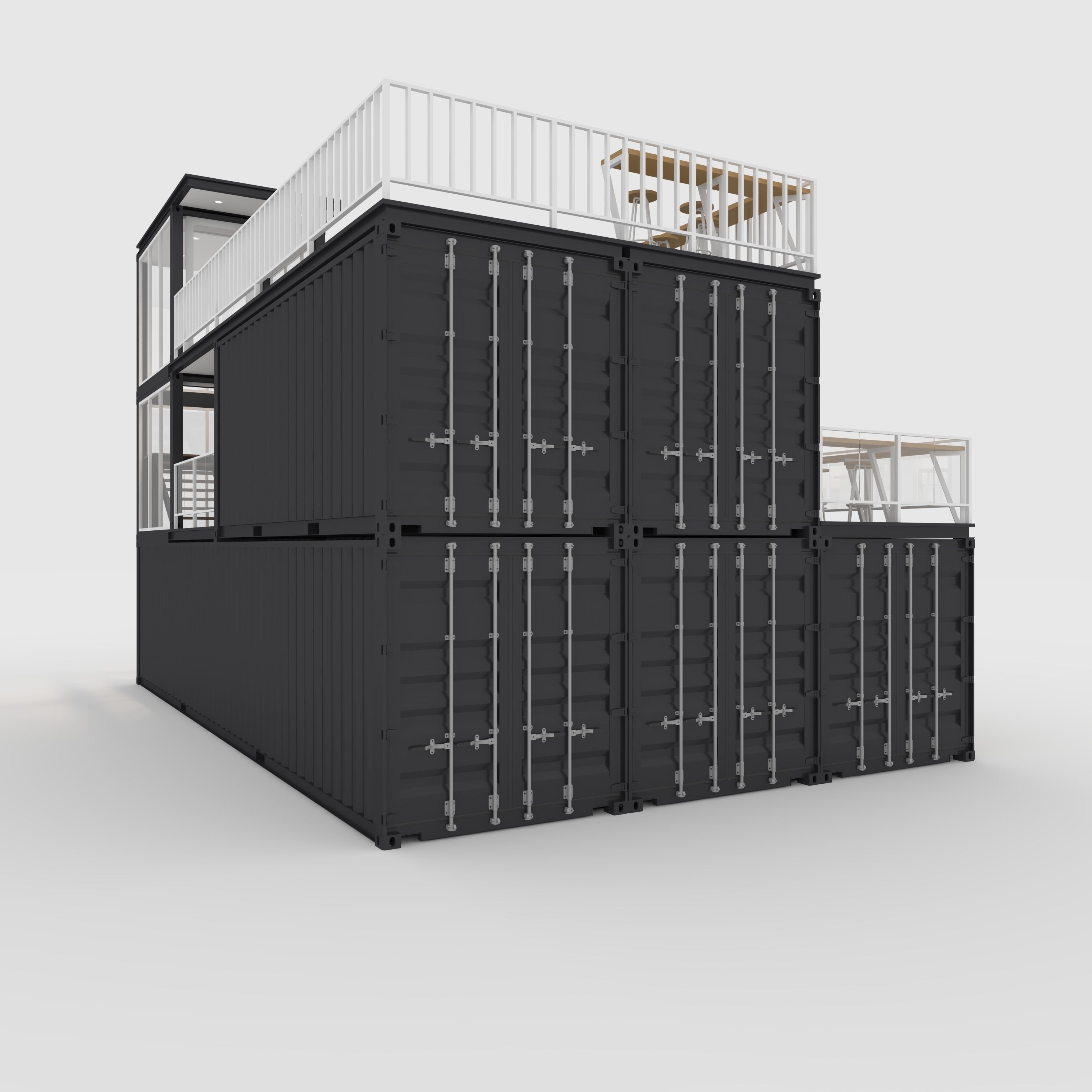 Container Cafe 5 3D model_8