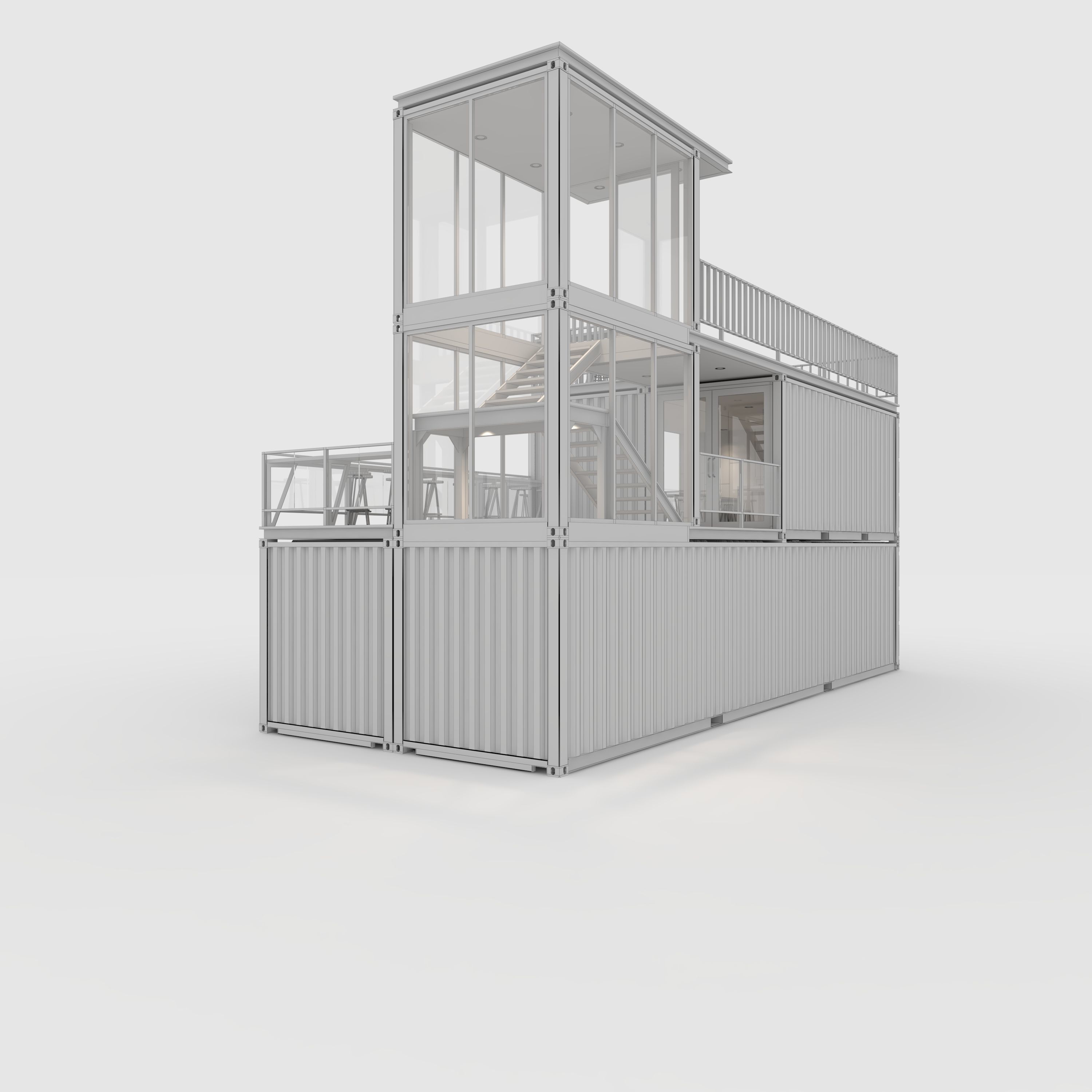 Container Cafe 5 3D model_7