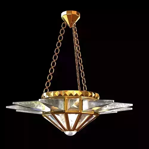 Rock Crystal Starburst Light