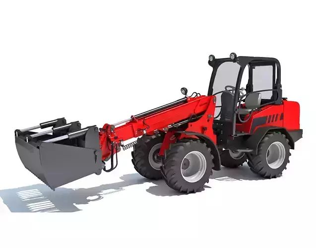 Forklift Bucket Telehandler 3D model