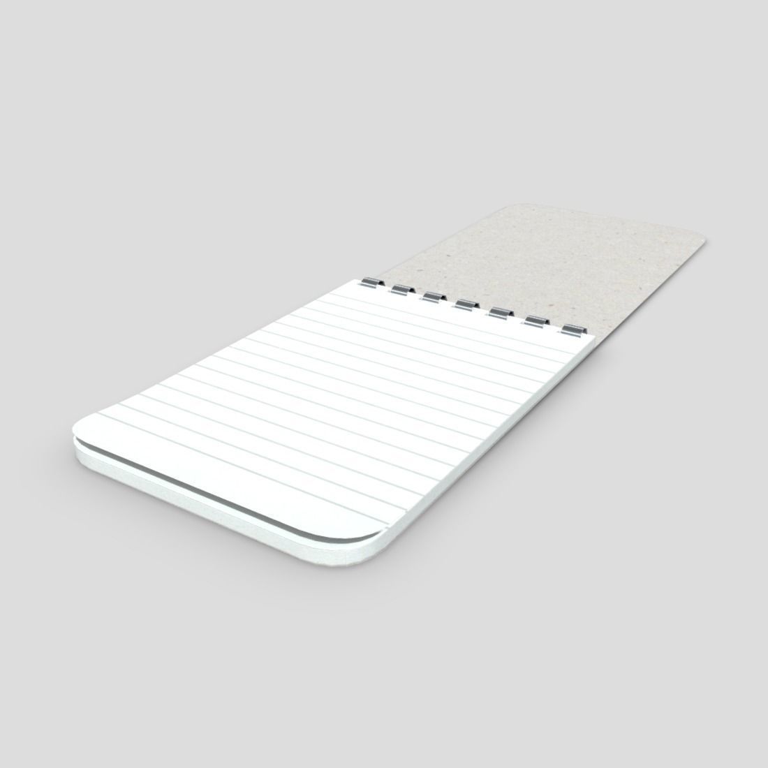 Notebook 2 Low-poly 3D model_11