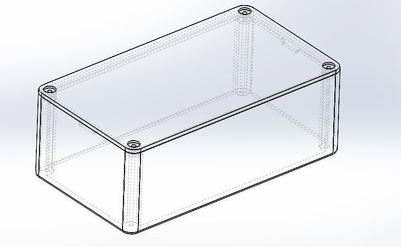 Project Boxes for Electronics  General Use PCB Enclosures 3D print model_5