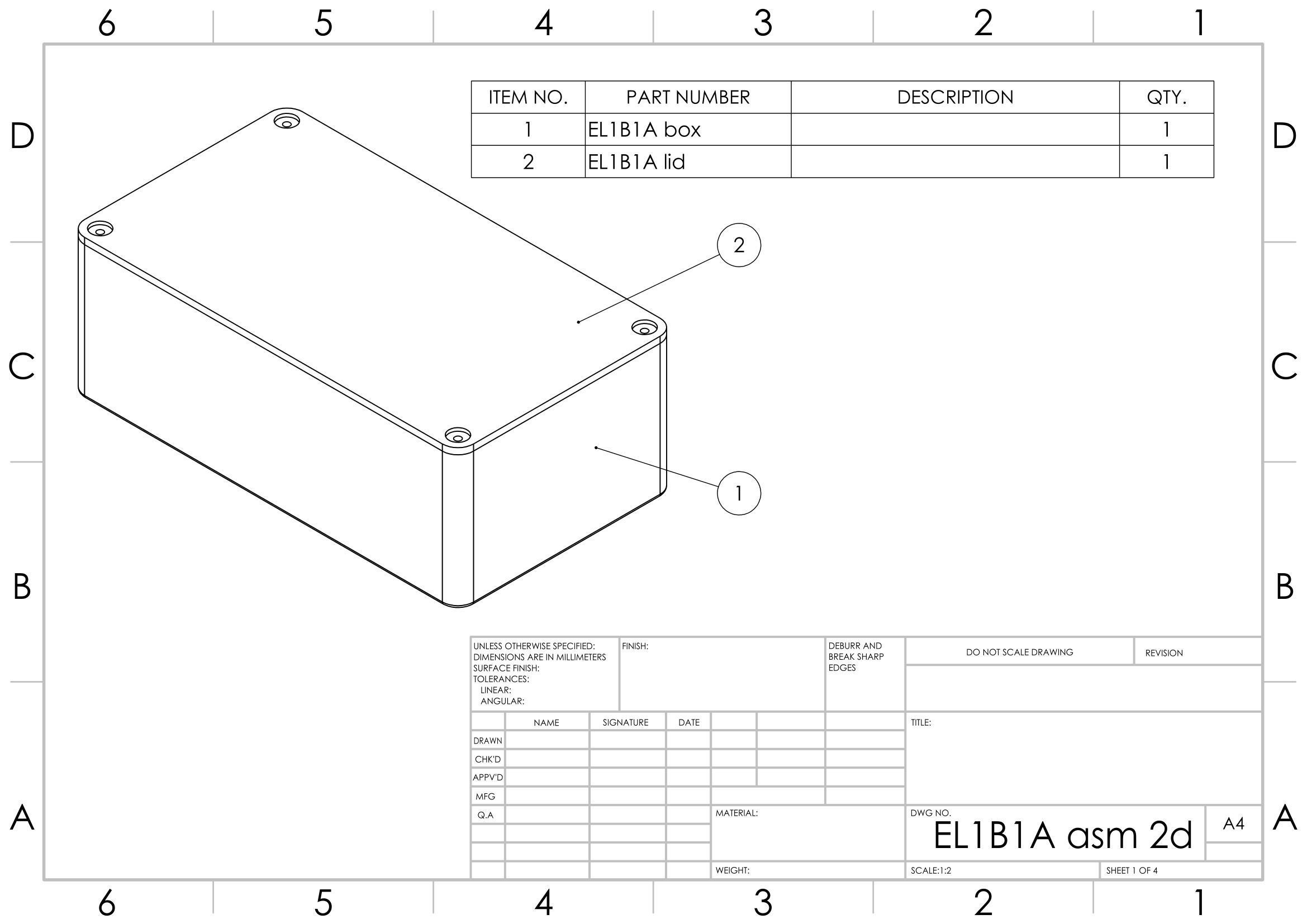 Project Boxes for Electronics  General Use PCB Enclosures 3D print model_7