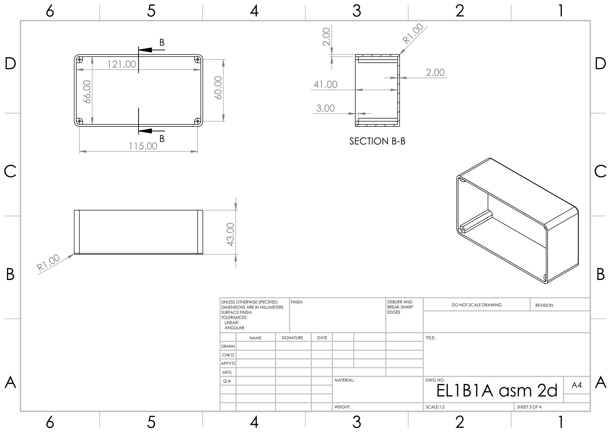 Project Boxes for Electronics  General Use PCB Enclosures 3D print model_9