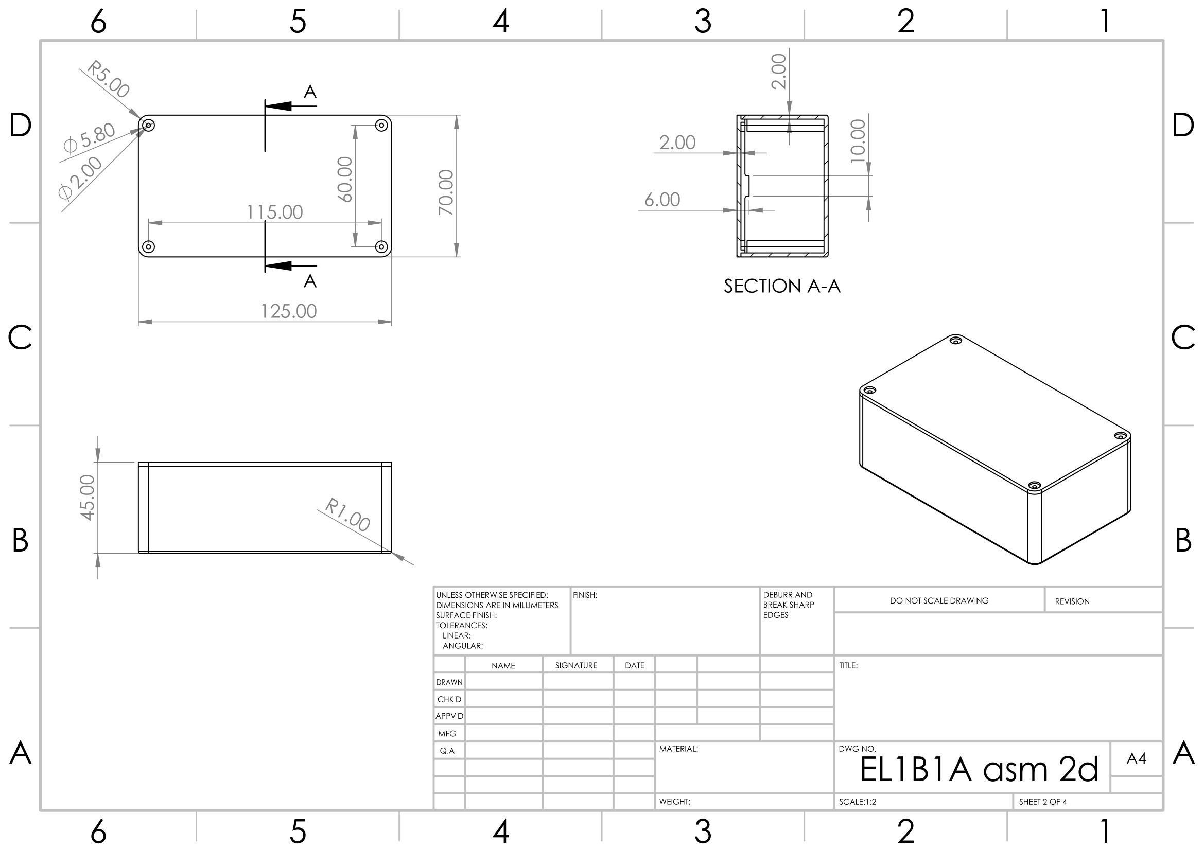 Project Boxes for Electronics  General Use PCB Enclosures 3D print model_8