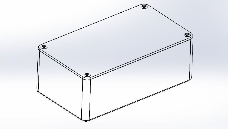 Project Boxes for Electronics  General Use PCB Enclosures 3D print model_6