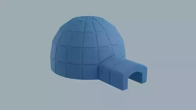 Igloo 3D Model 3D print model
