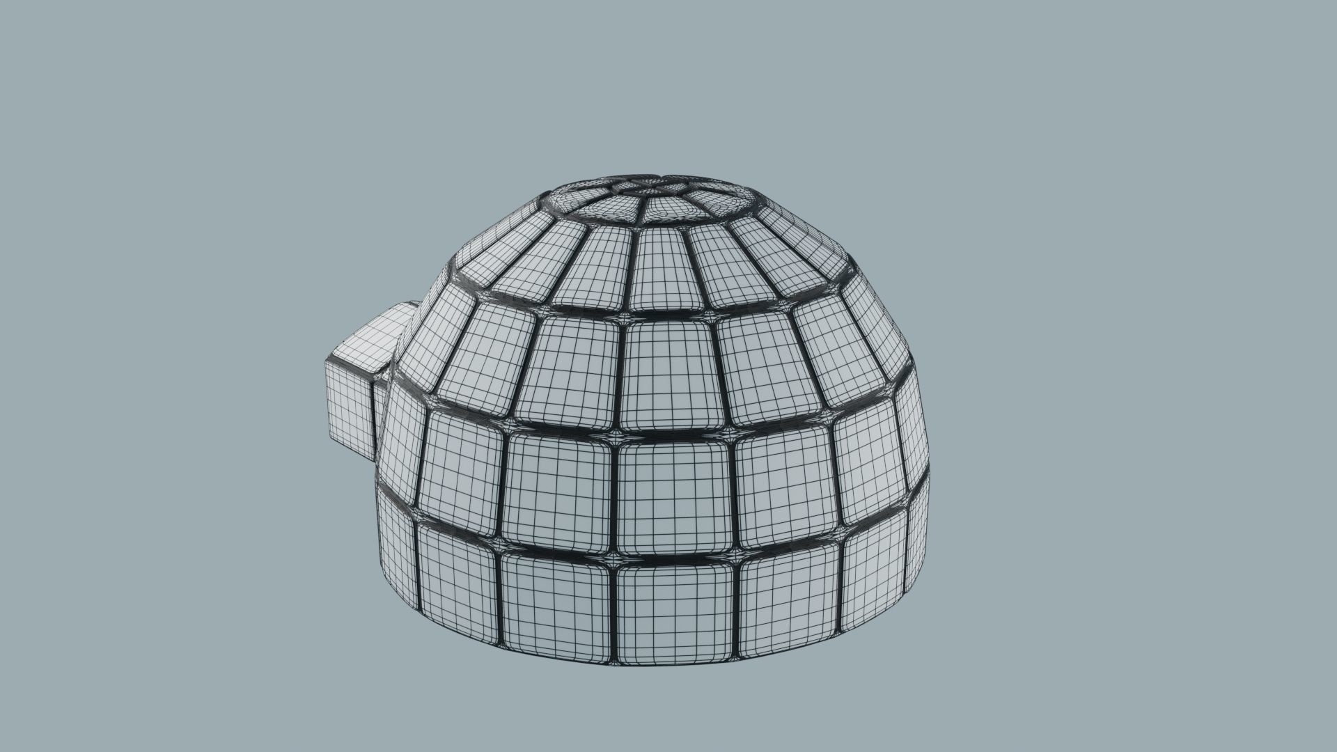 Igloo 3D Model 3D print model_7
