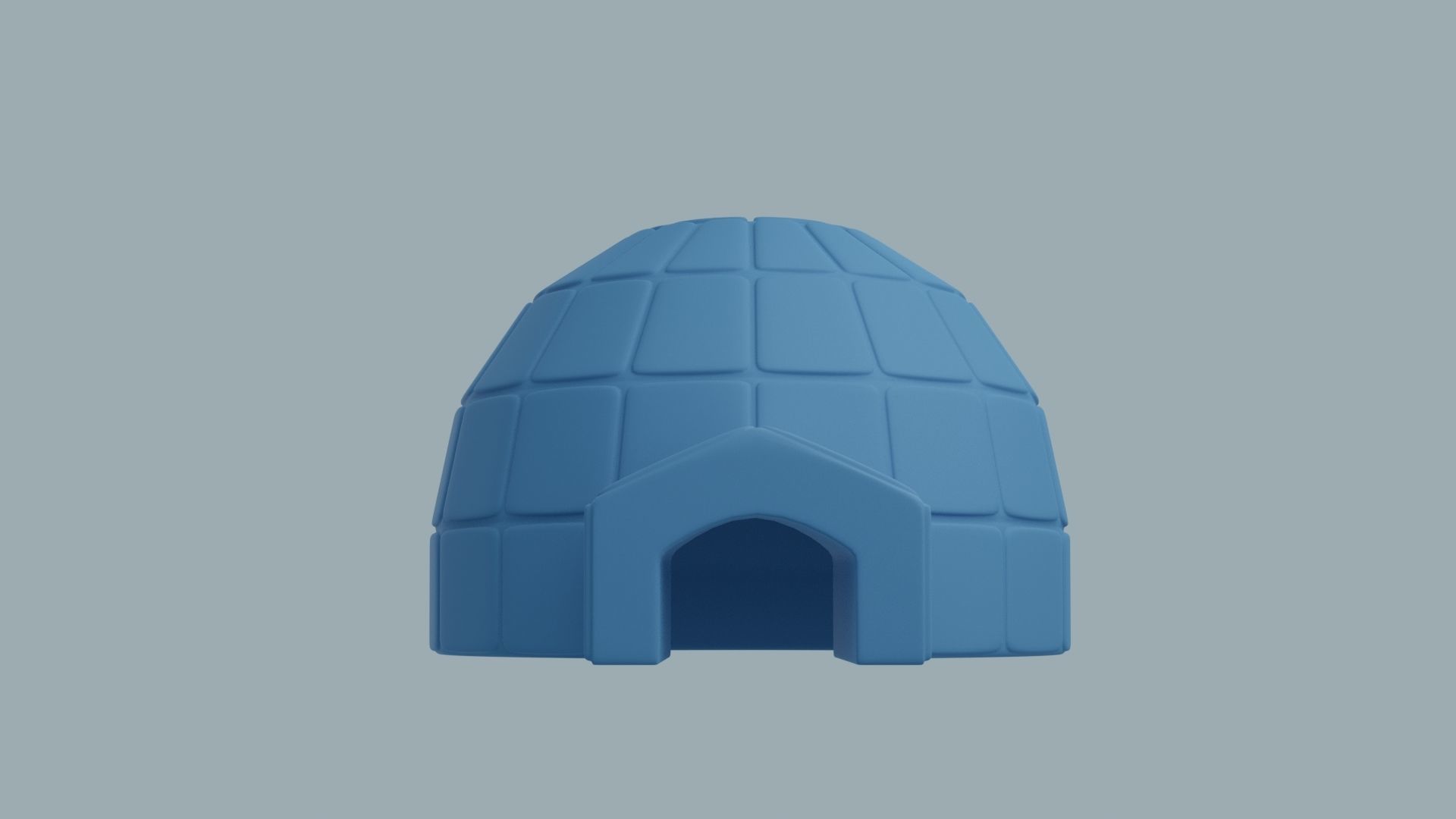 Igloo 3D Model 3D print model_1