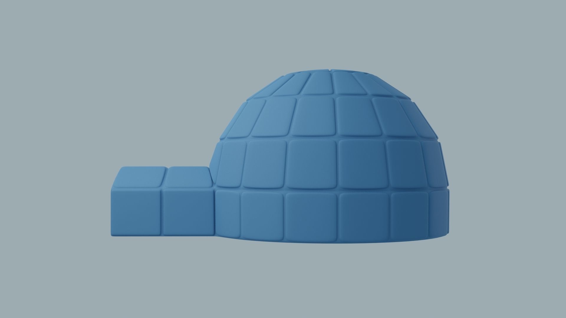 Igloo 3D Model 3D print model_3