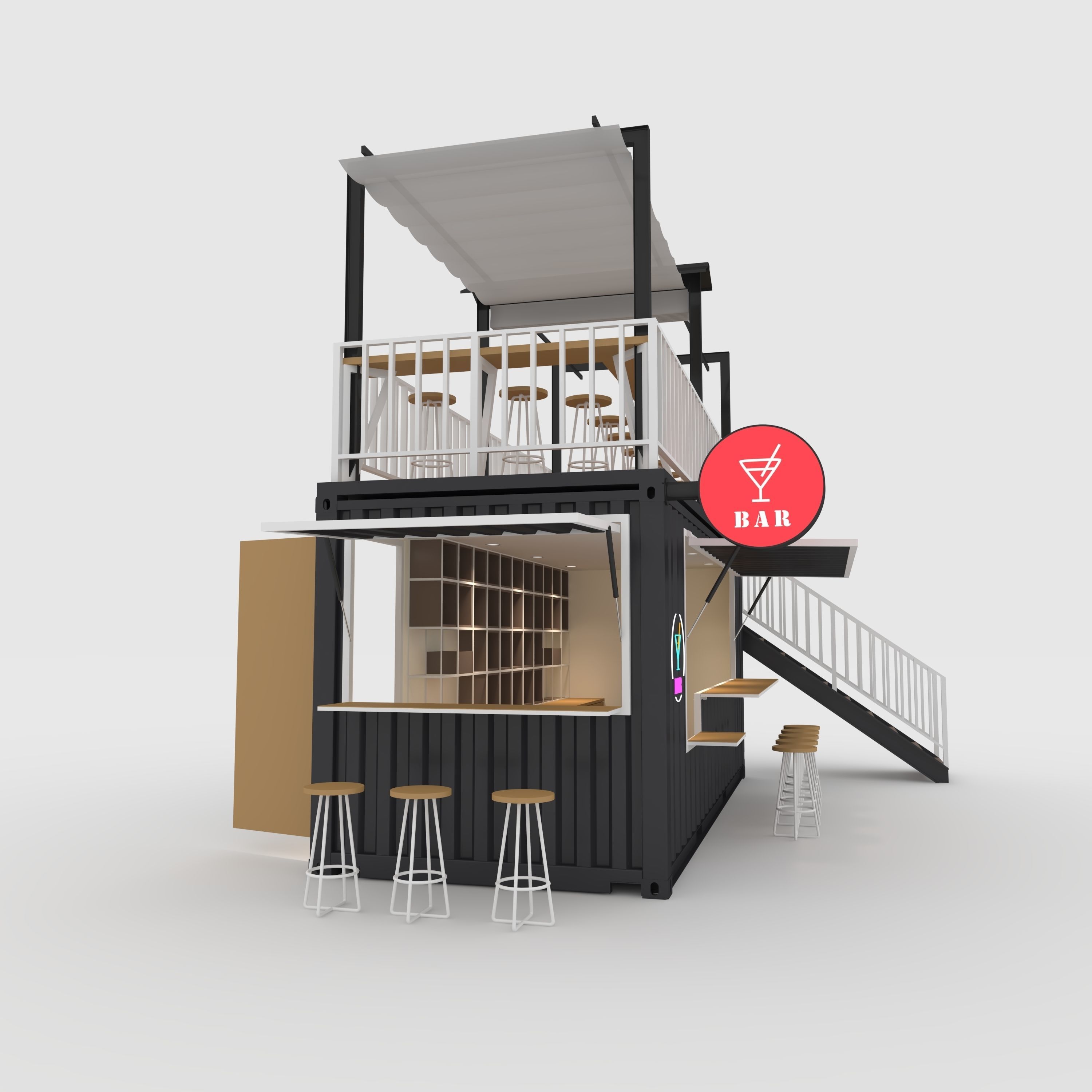 Container Bar 1 3D model_22