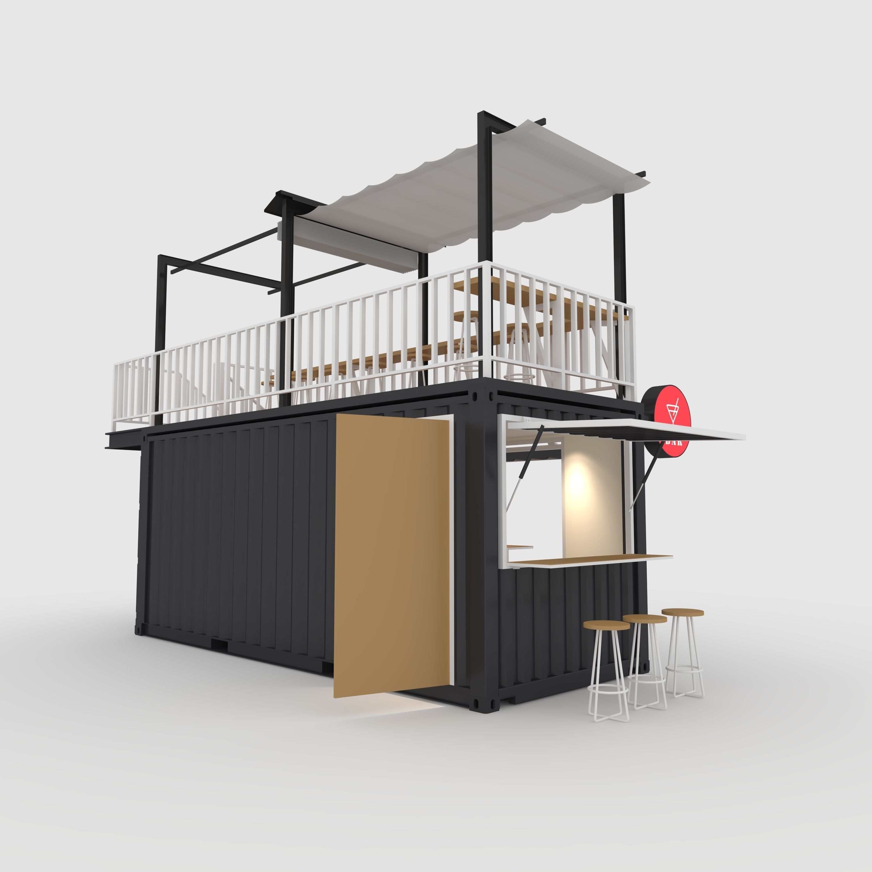 Container Bar 1 3D model_8