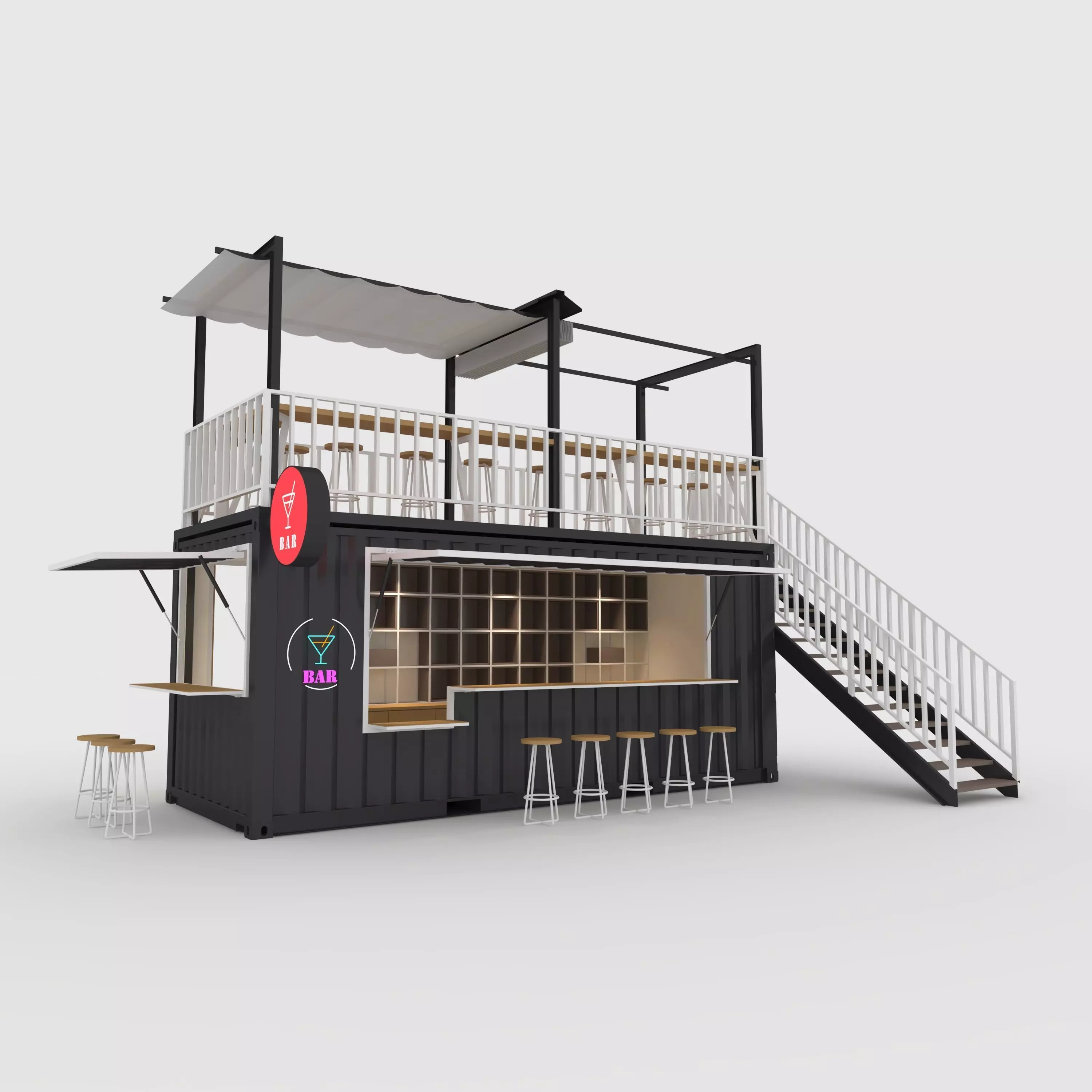 Container Bar 1 3D model_0
