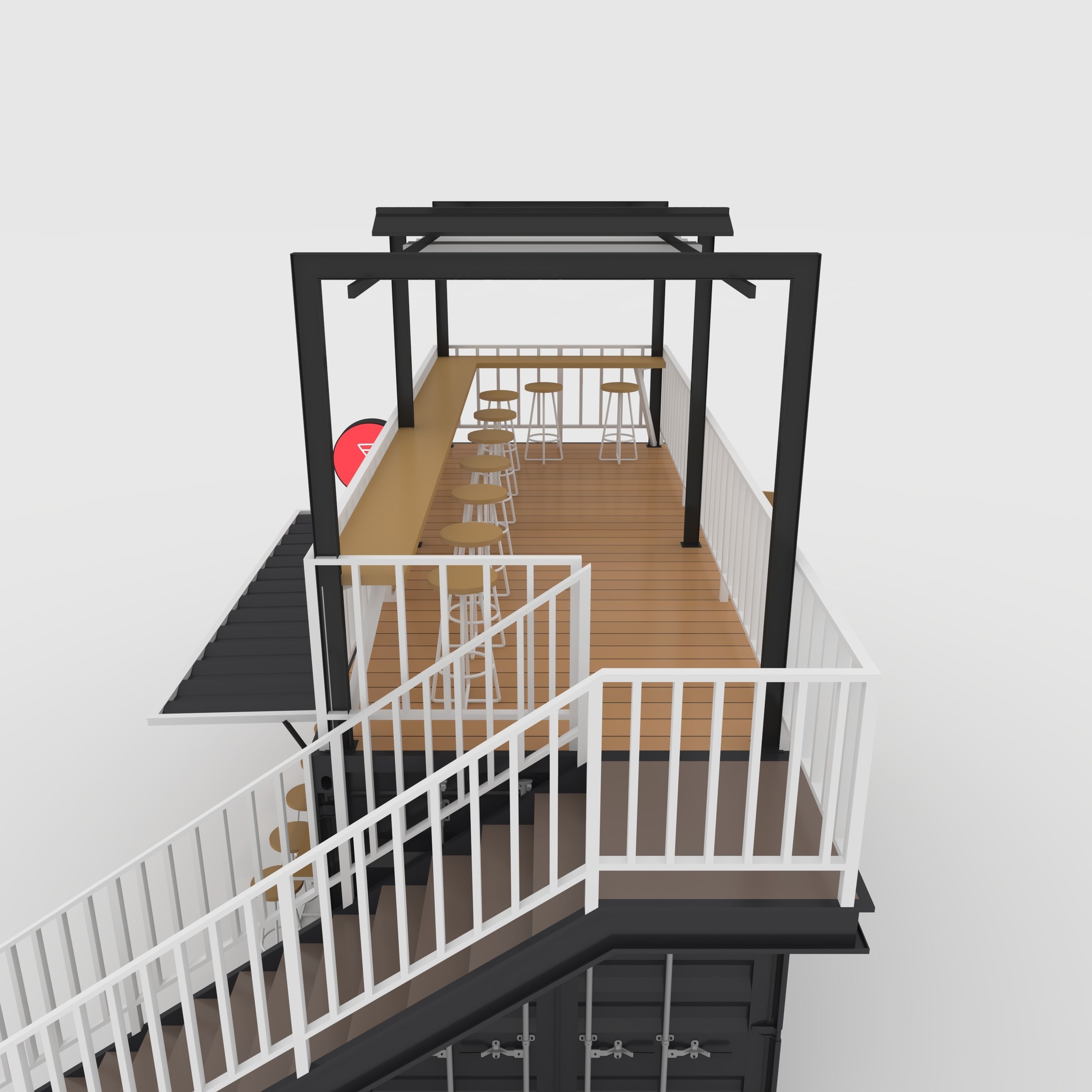 Container Bar 1 3D model_20