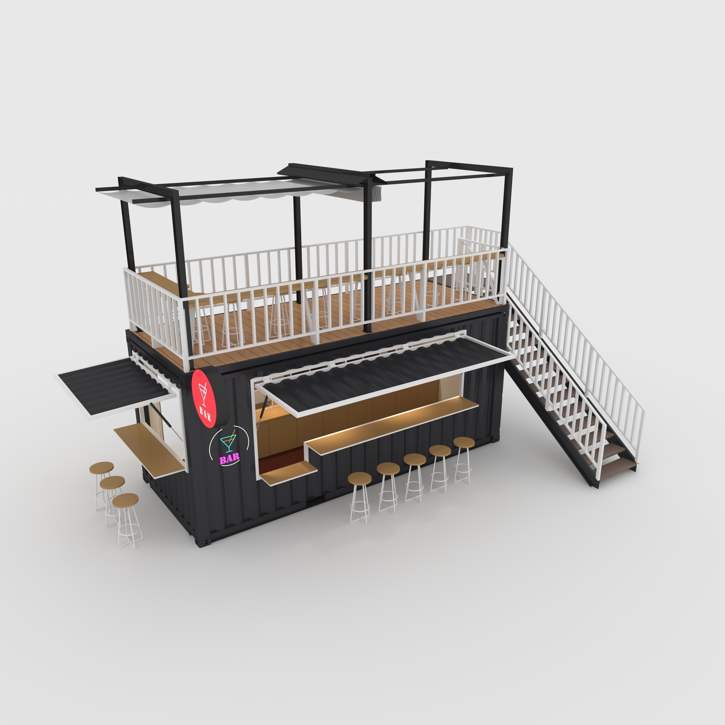 Container Bar 1 3D model_10