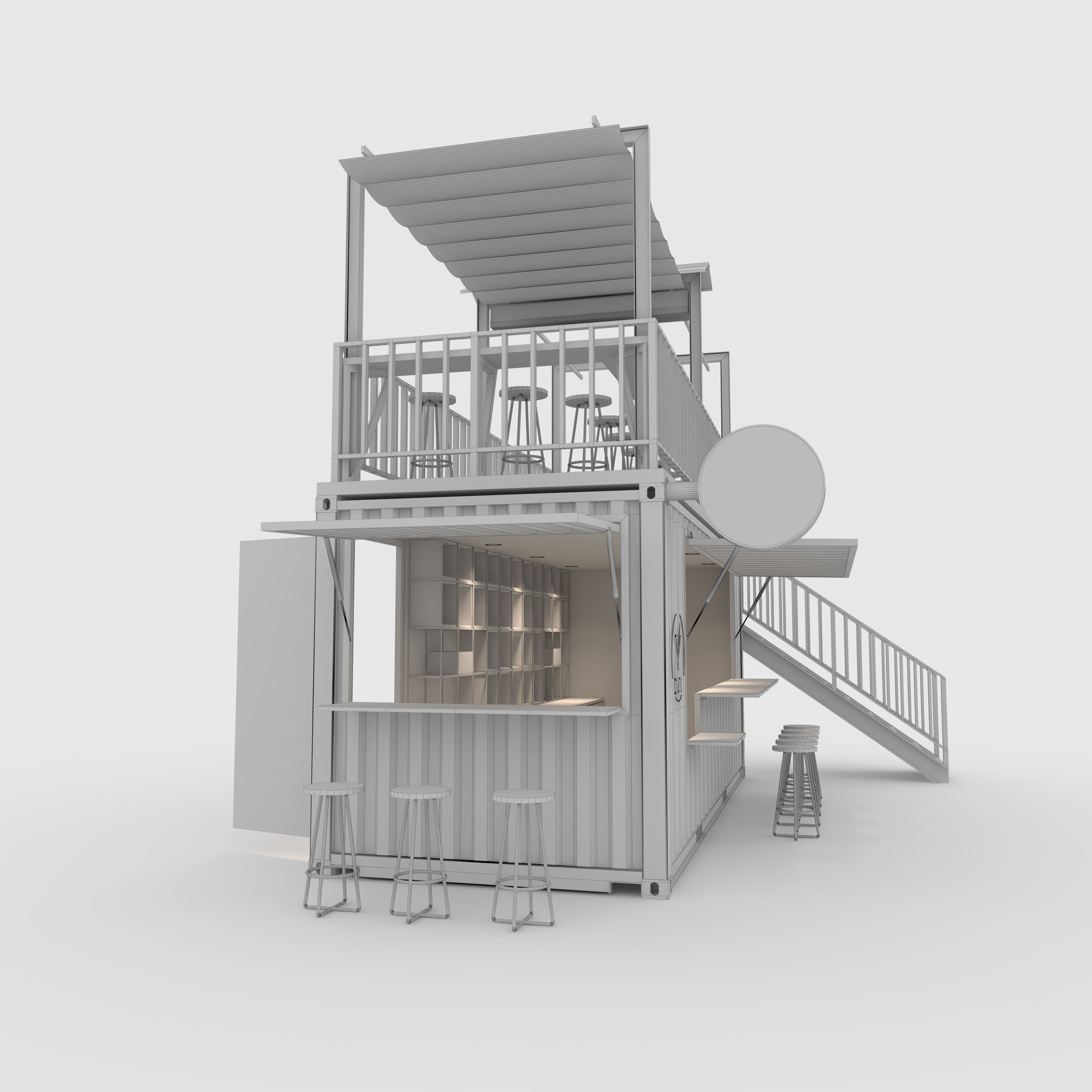 Container Bar 1 3D model_23