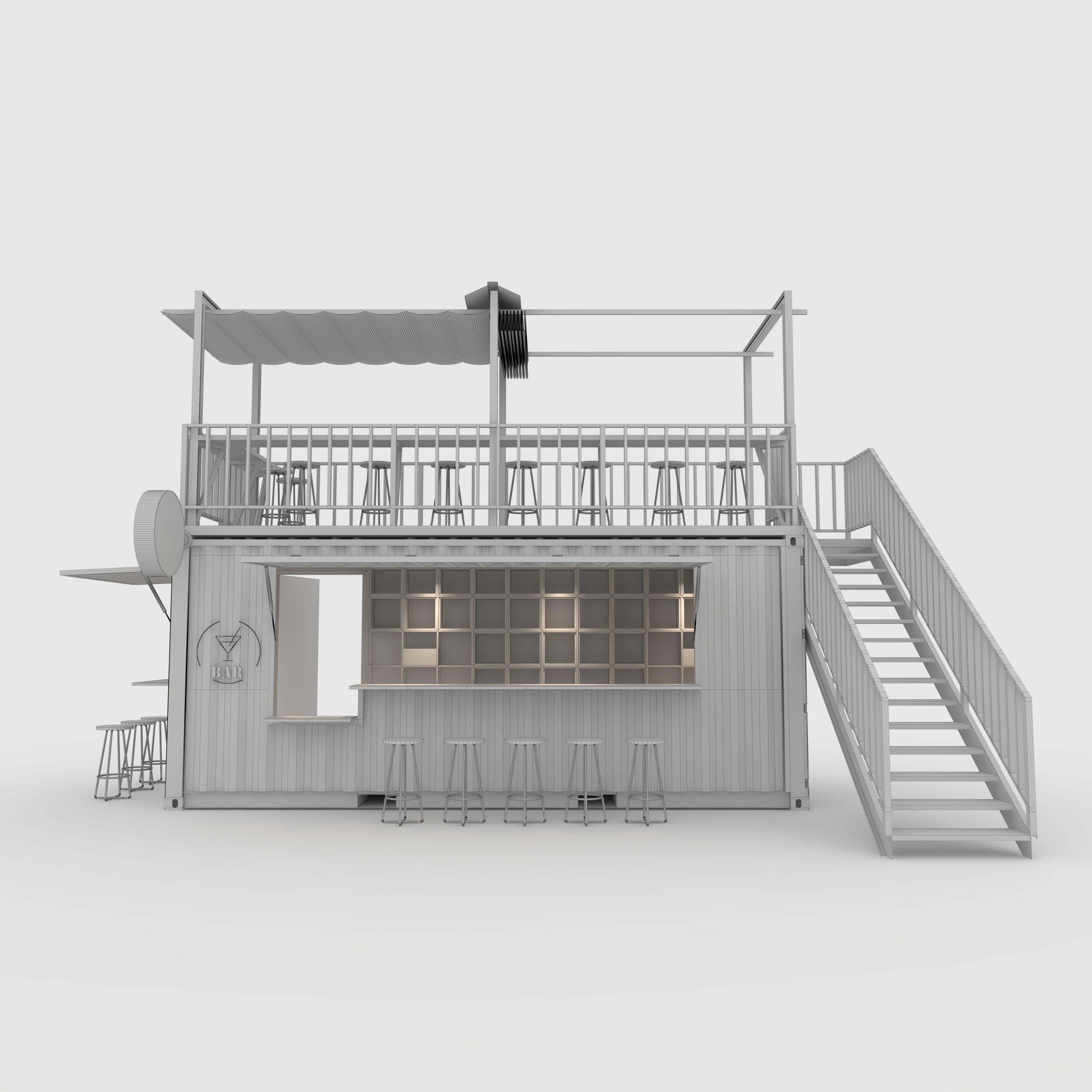 Container Bar 1 3D model_3