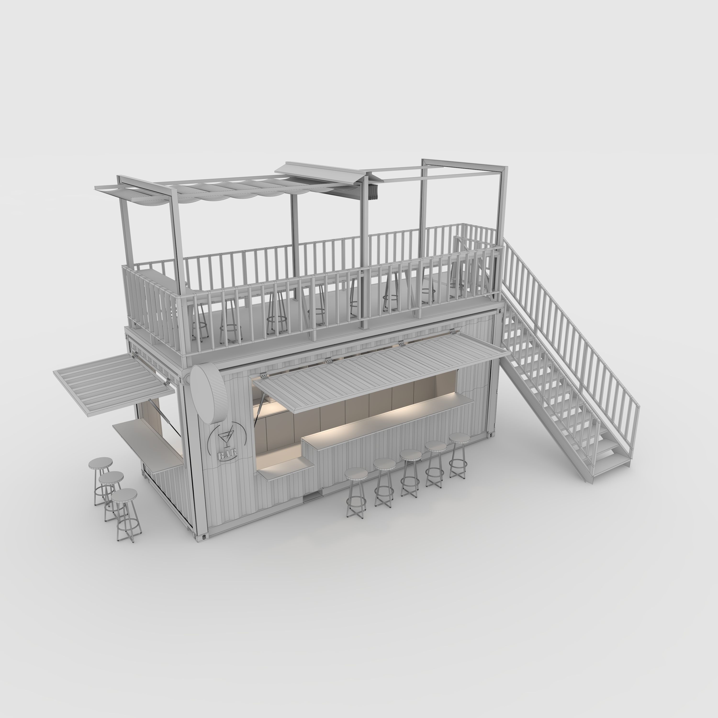 Container Bar 1 3D model_11