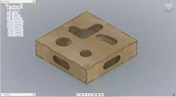 Cat play box 3D print model
