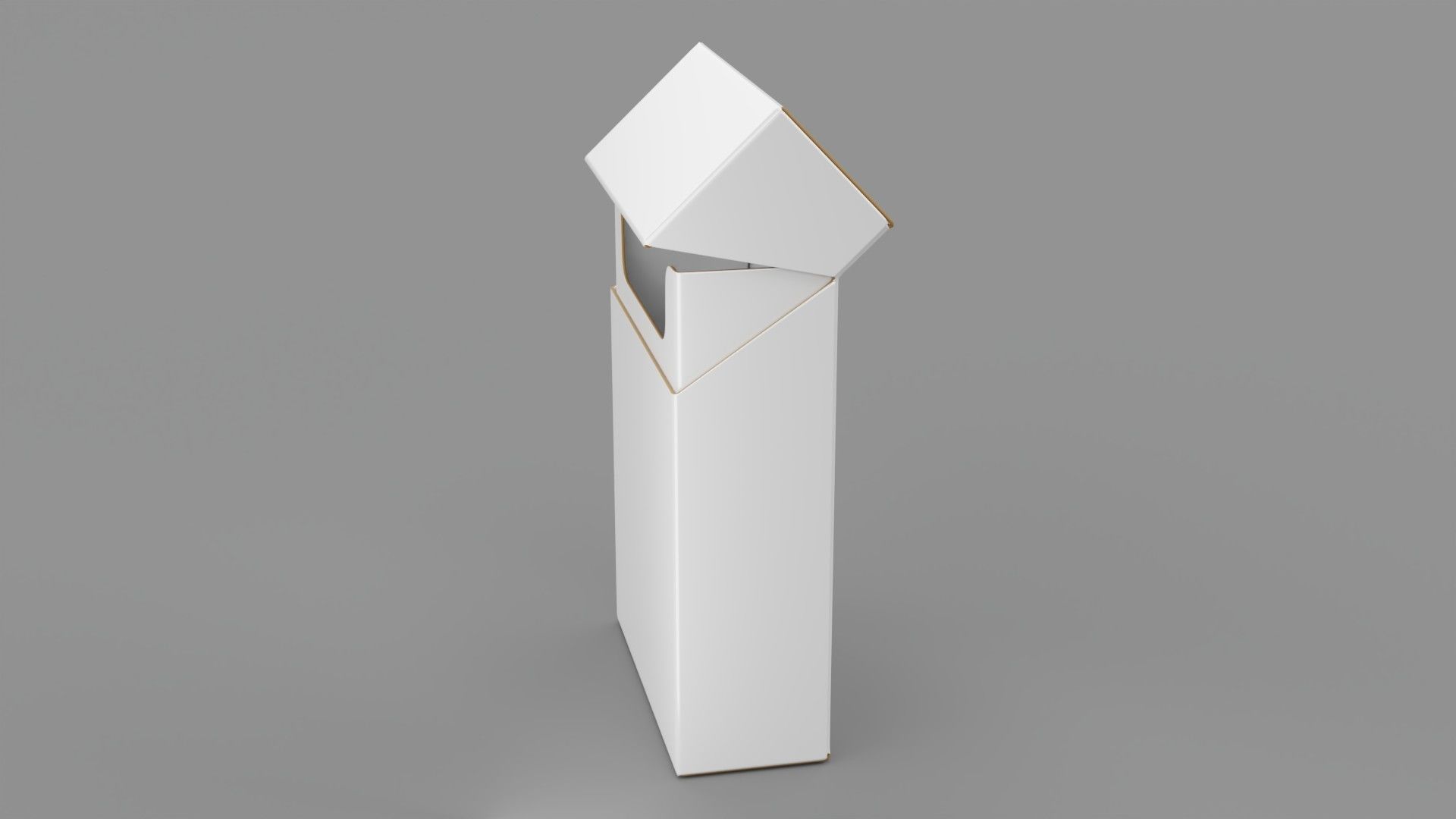 Empty packages cigarette box 3D model_7