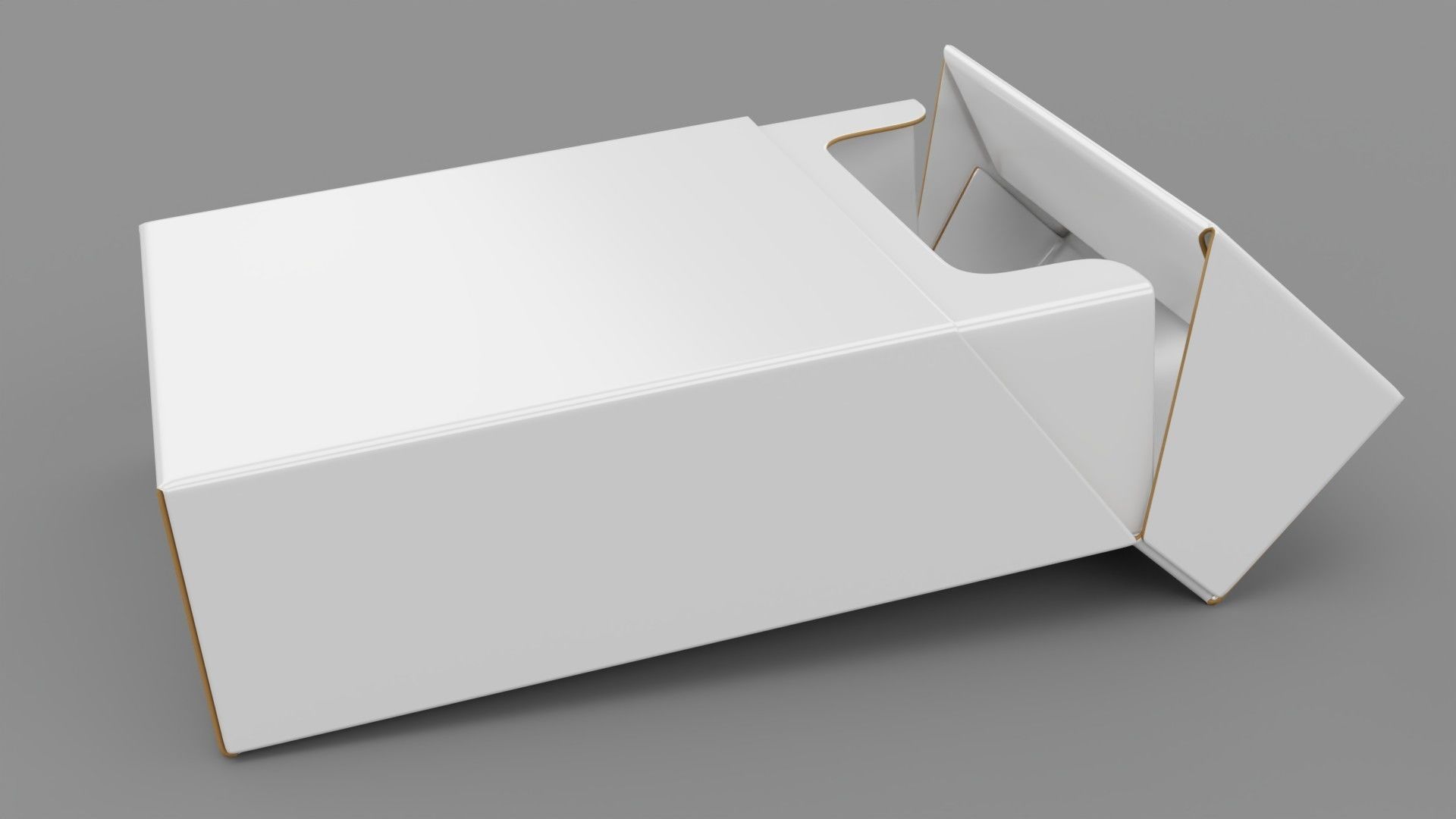Empty packages cigarette box 3D model_10