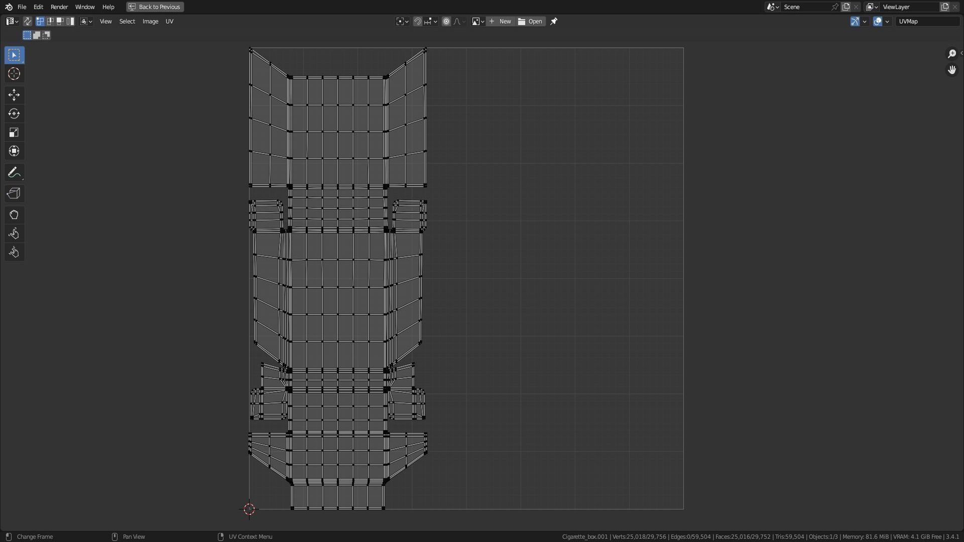 Empty packages cigarette box 3D model_22