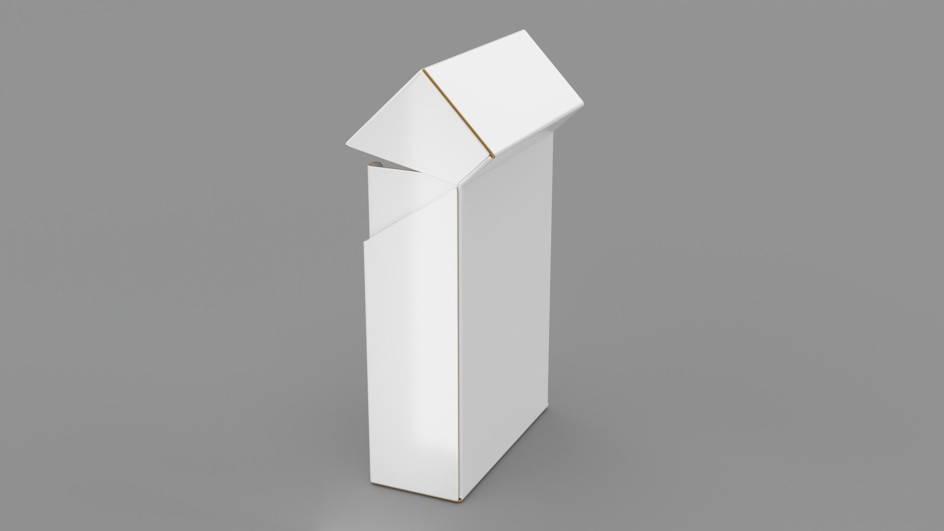 Empty packages cigarette box 3D model_6