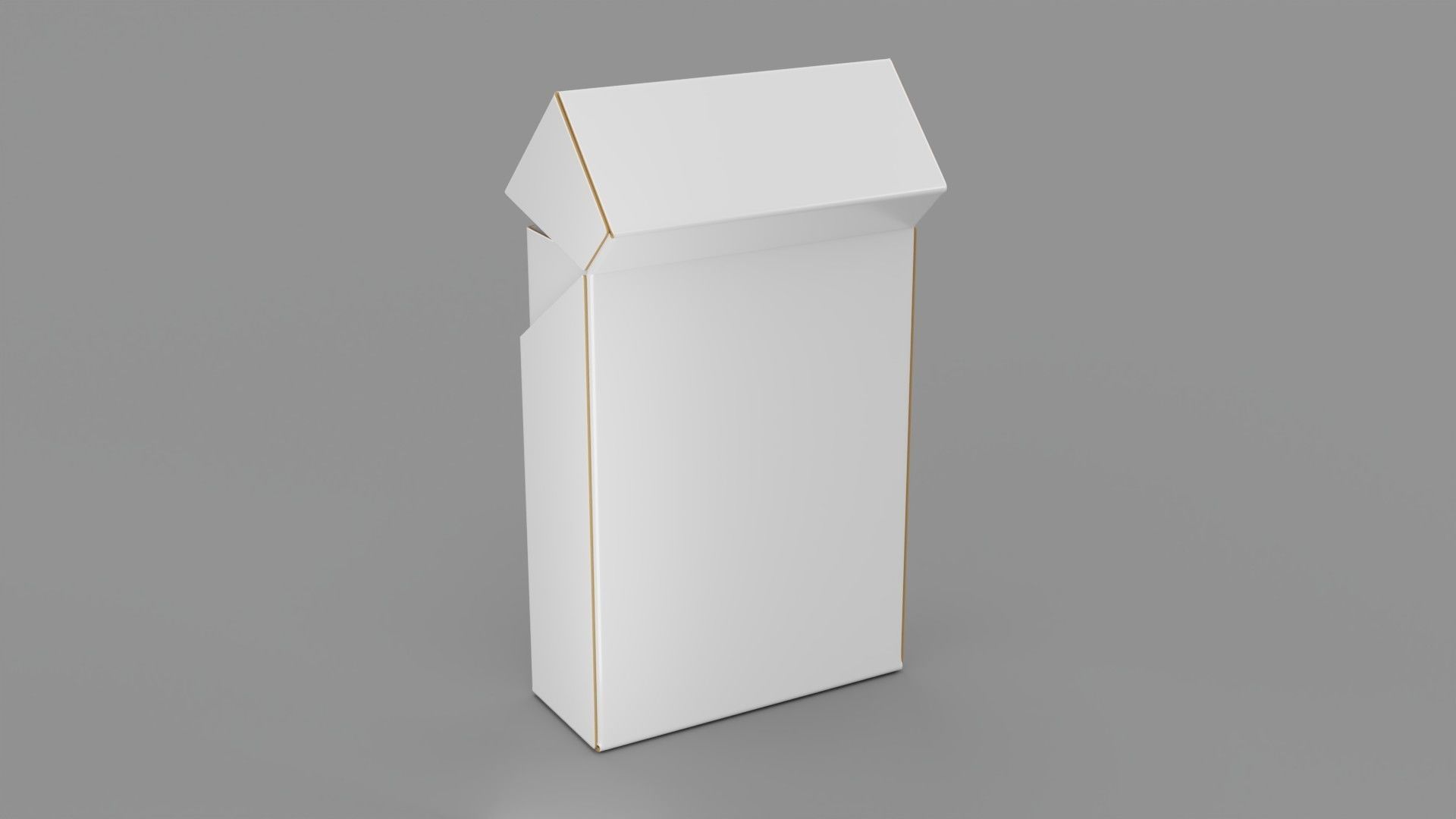 Empty packages cigarette box 3D model_5